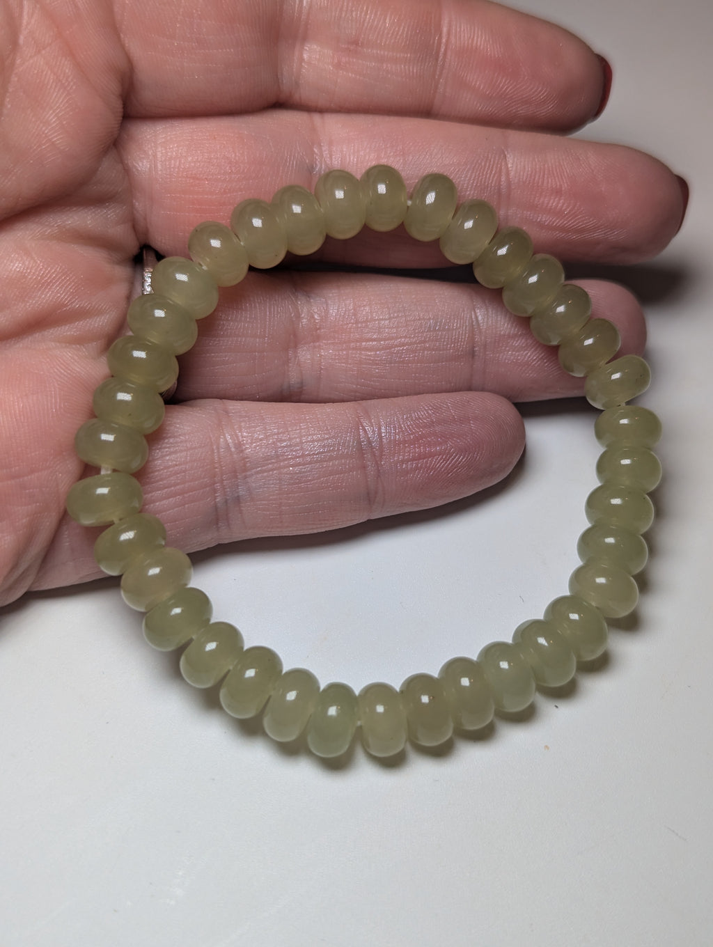 Stunning lemon jade crystal bracelet