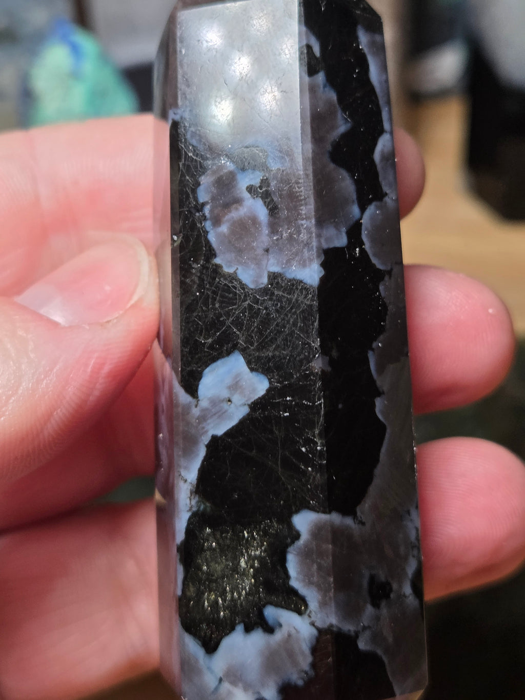 Ingabro Gabbro crystal tower carving