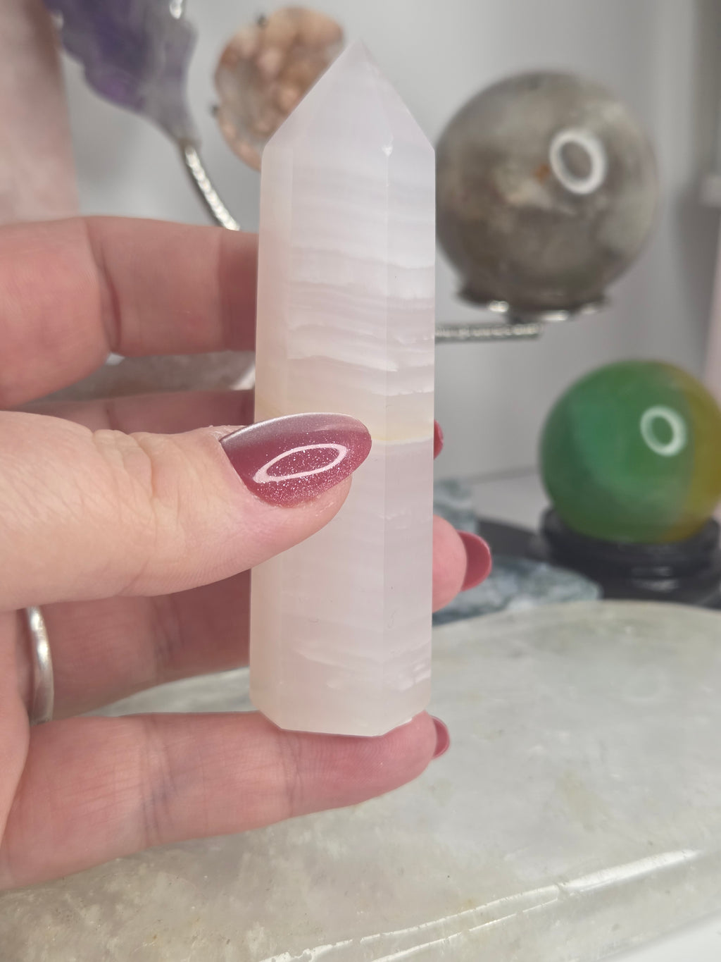 Mango  afgan jade crystal tower