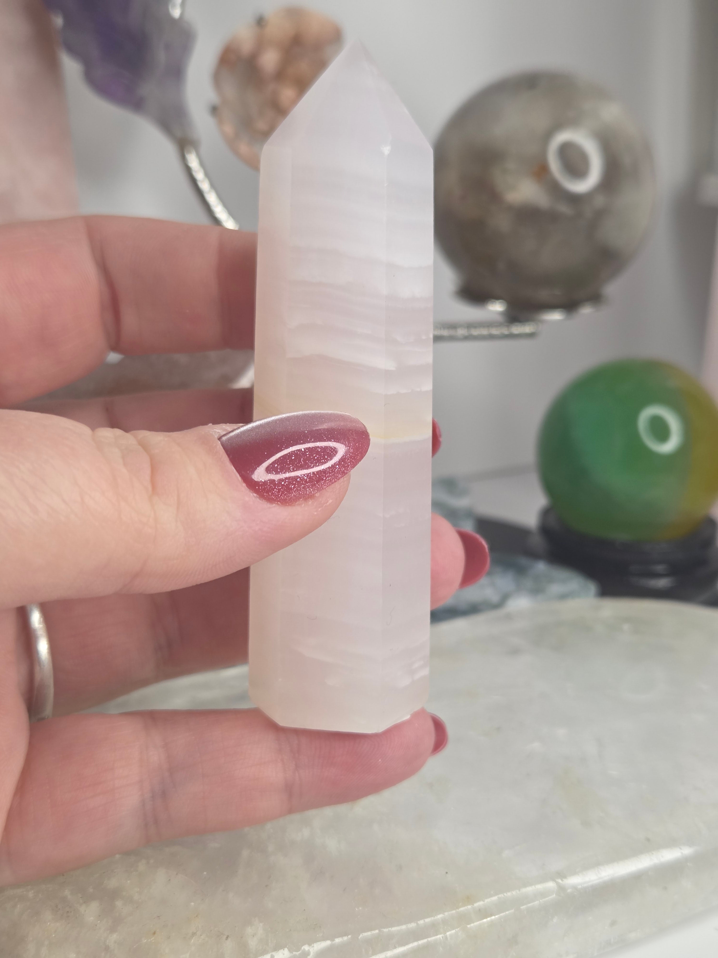 Mango  afgan jade crystal tower