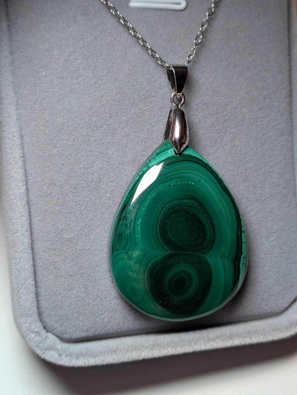 Malicite crystal handmade necklace