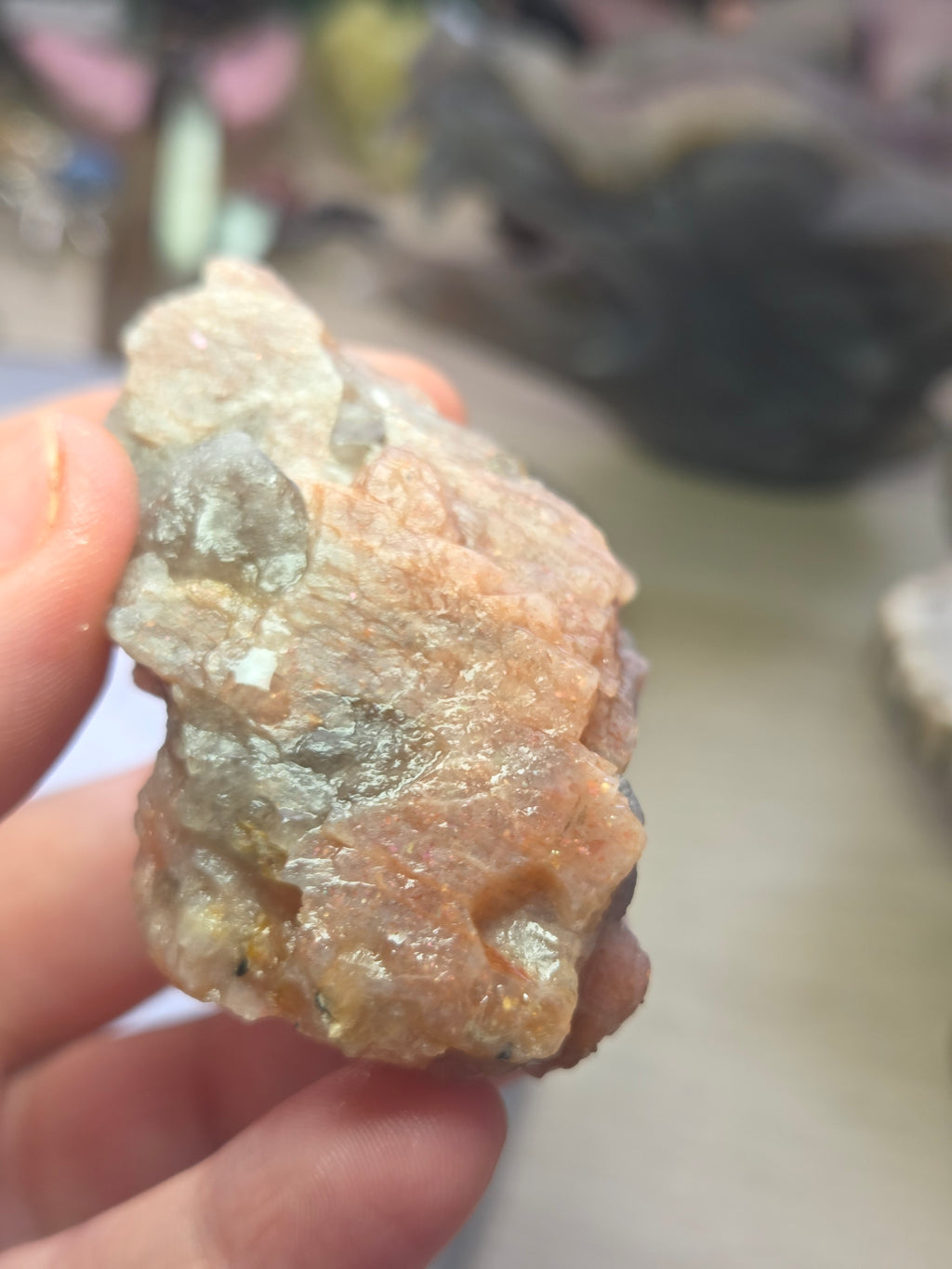 Sunstone raw specimen