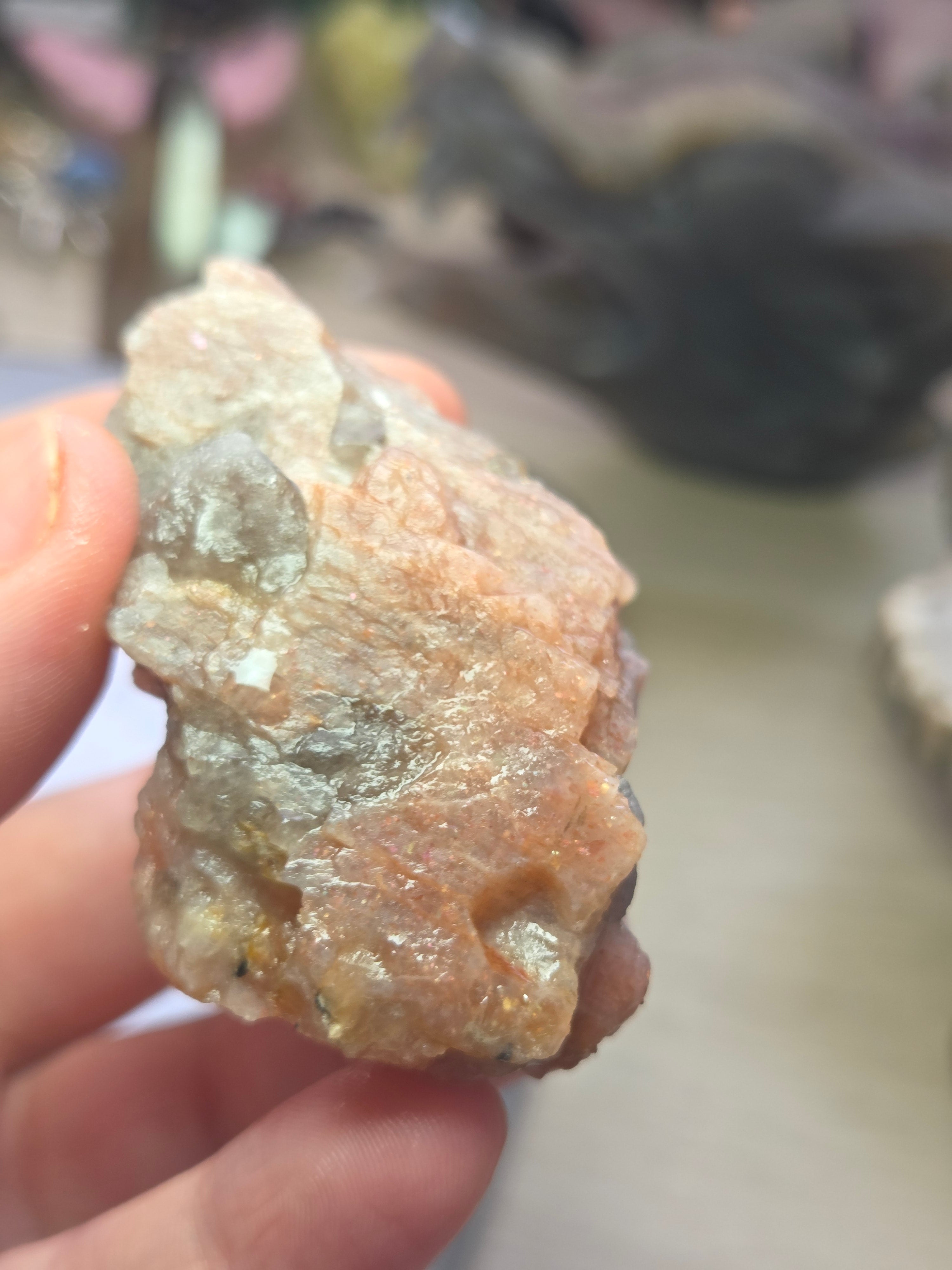 Sunstone raw specimen