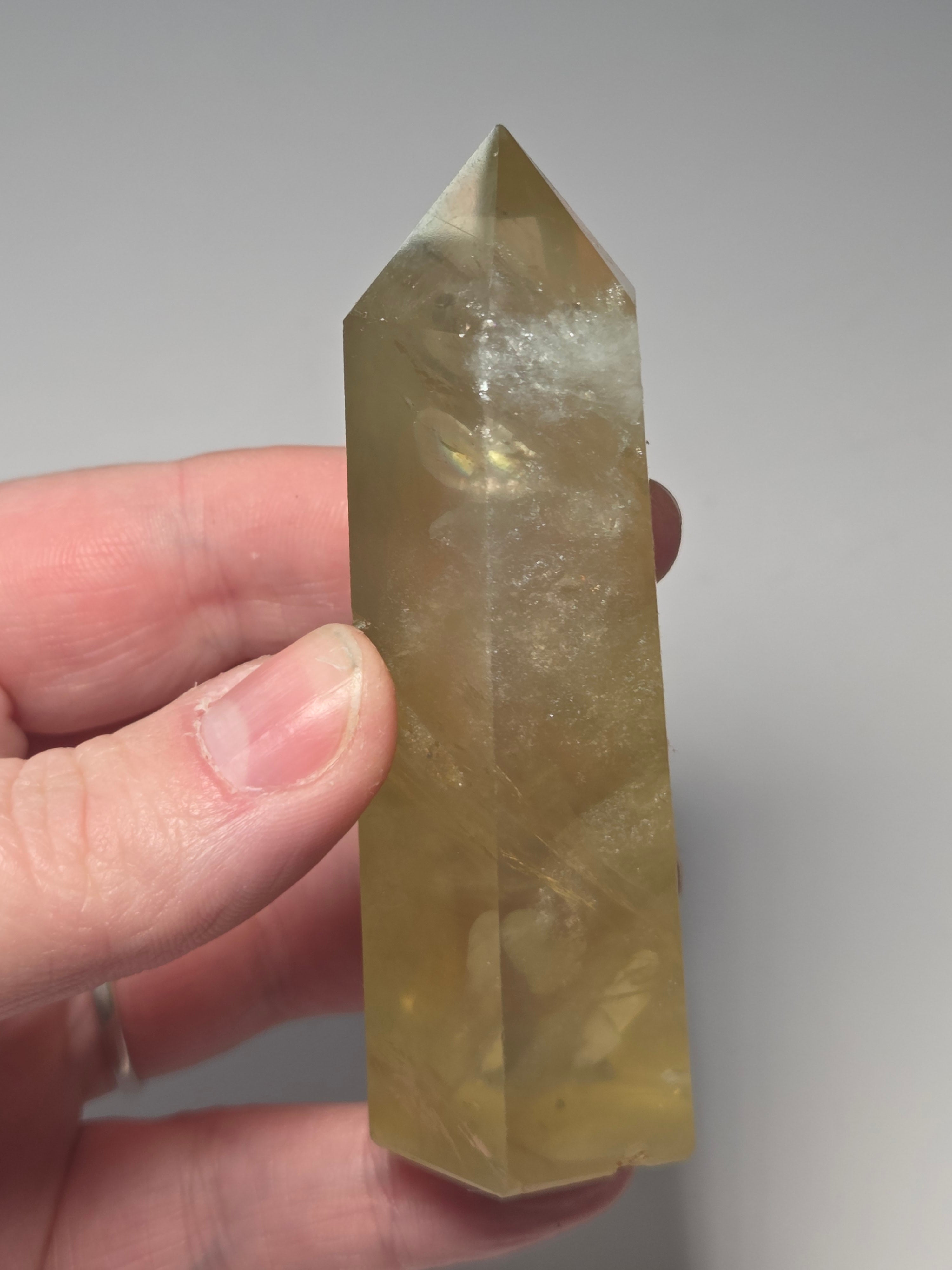 Citrine crystal tower