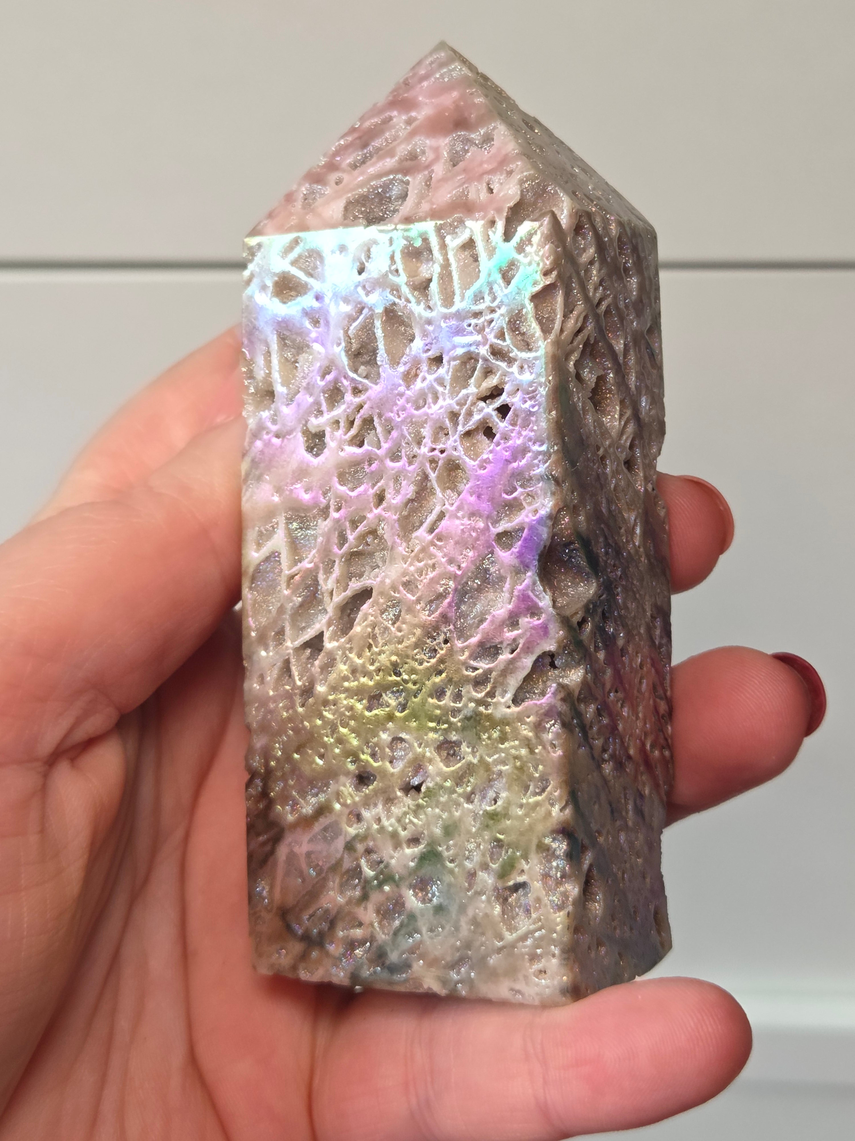 Aura Sphelerite crystal tower