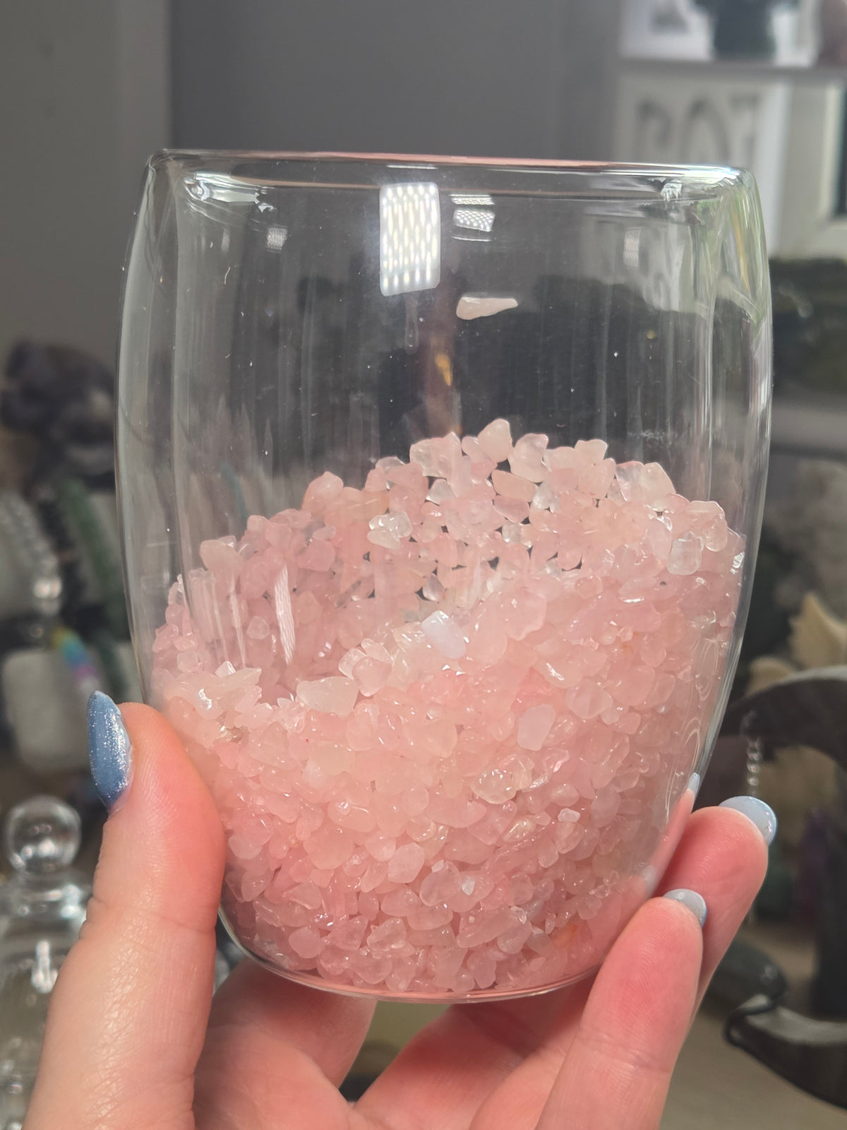 Crystal chip glasses
