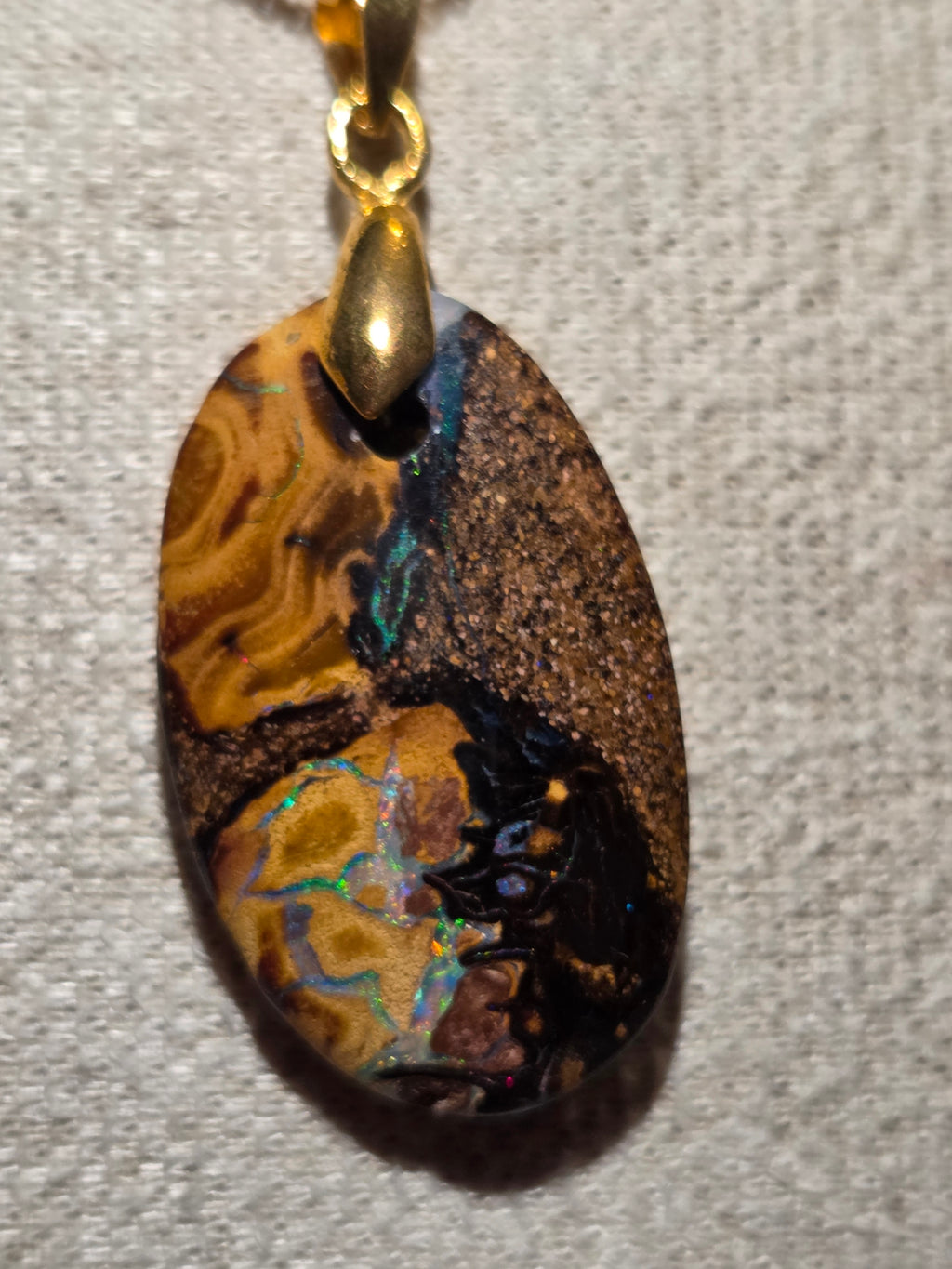 Amazing bolder Opal handmade necklace