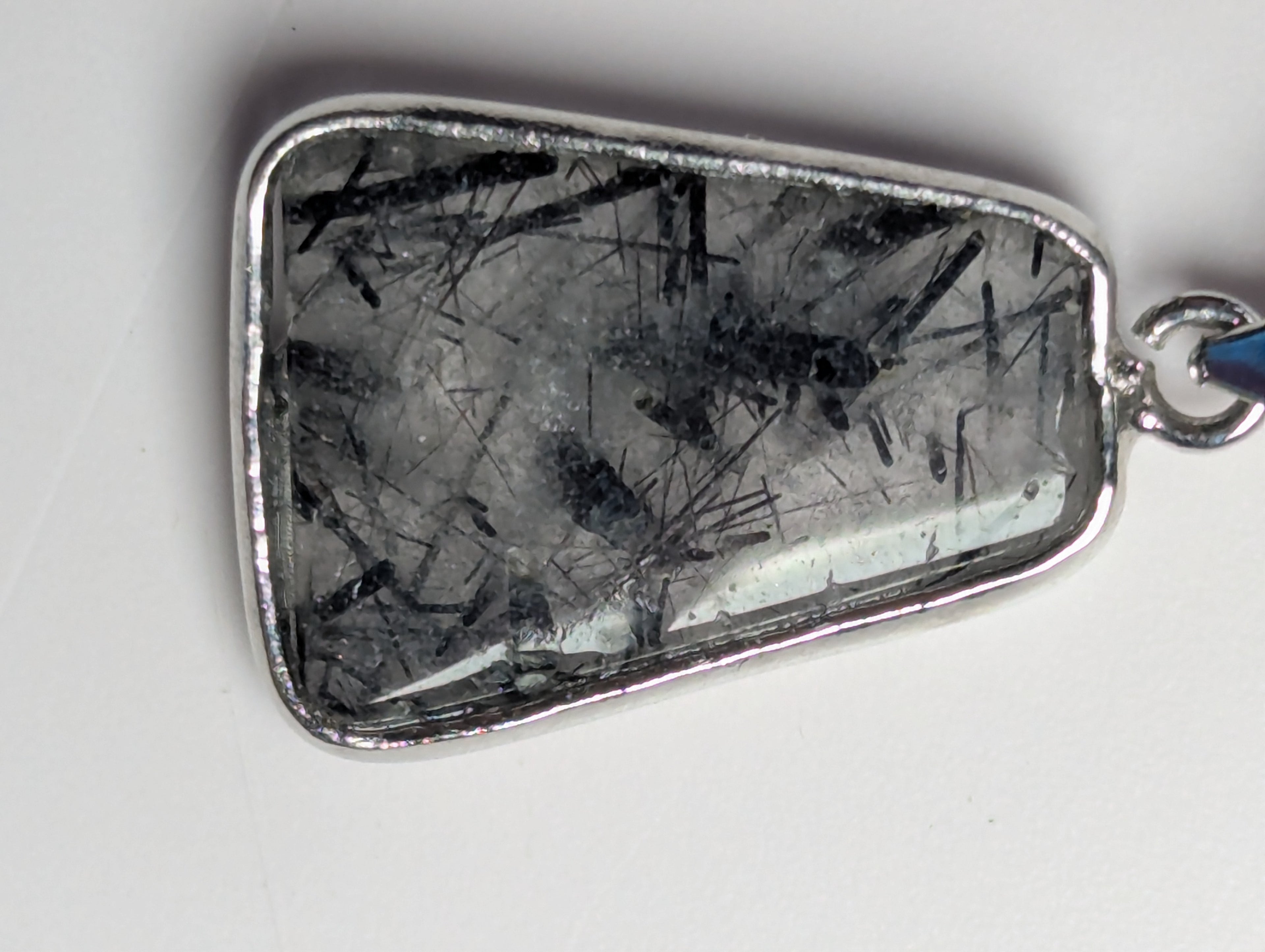 Stunning rutile crystal necklace