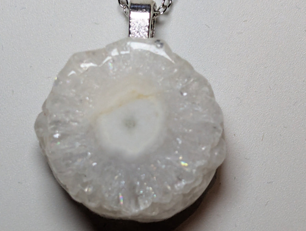 Solar Quartz crystal handmade necklace