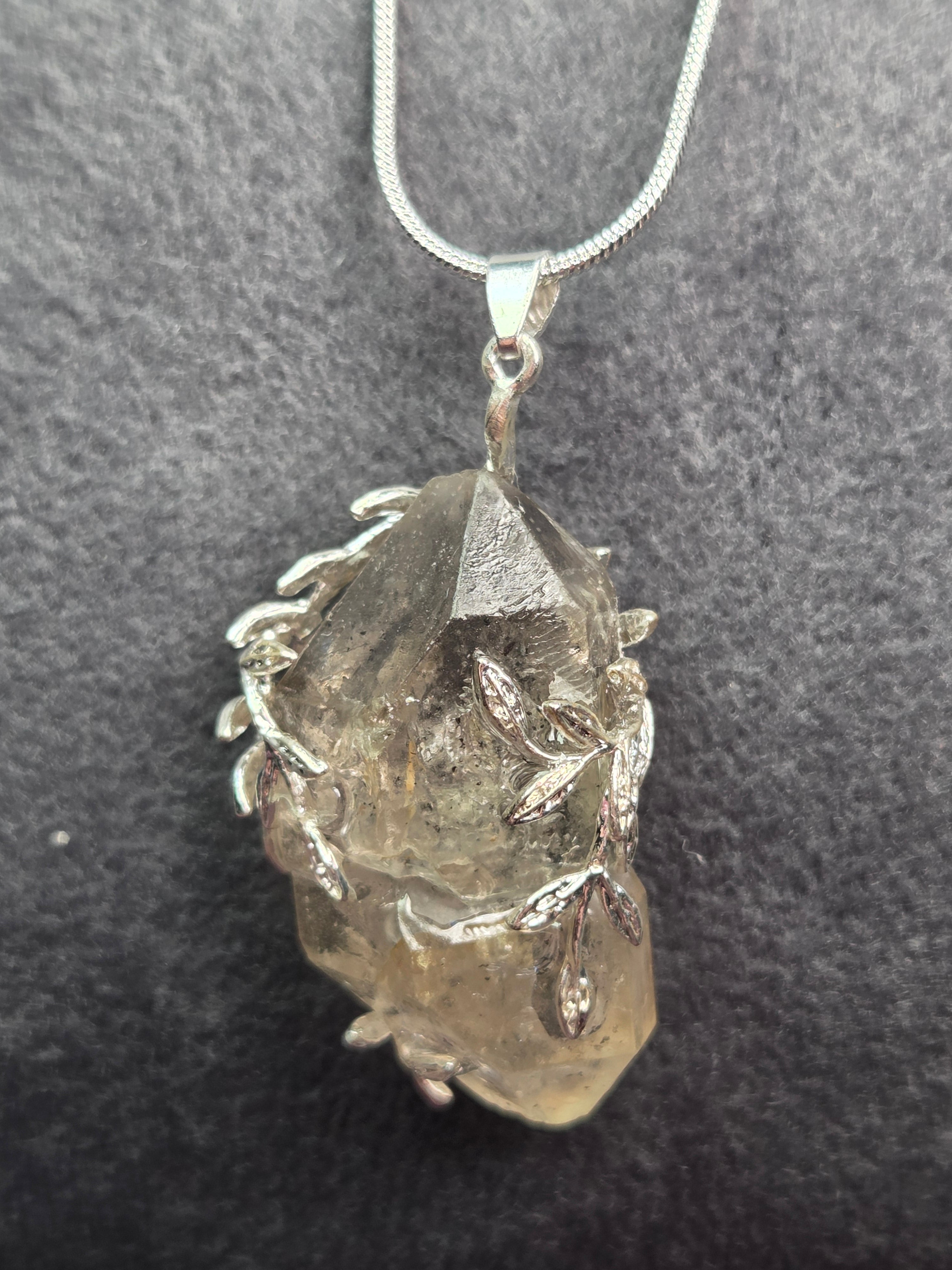 Enhydro crystal necklace handmade