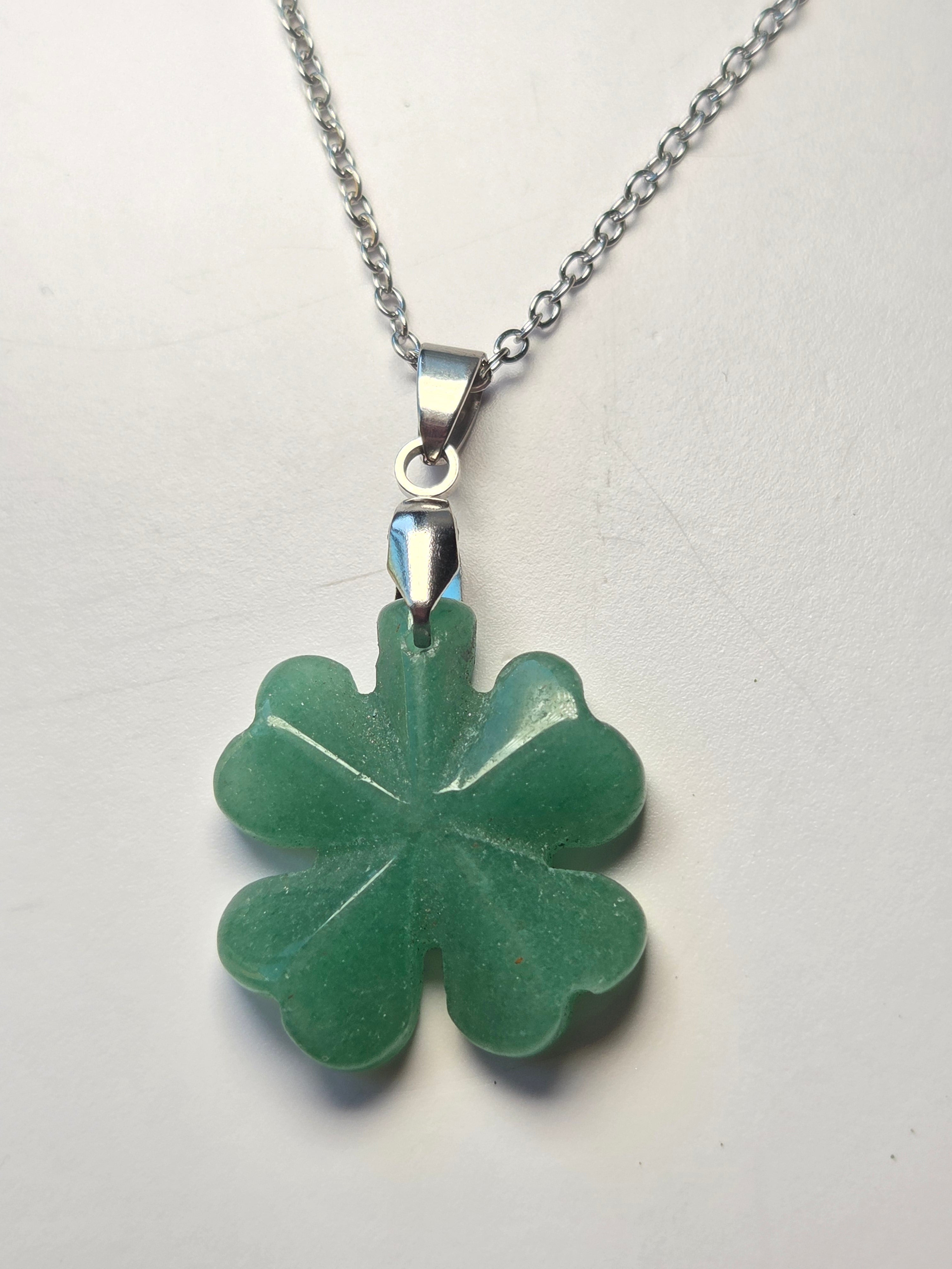 Green Aventurine crystal handmade necklace
