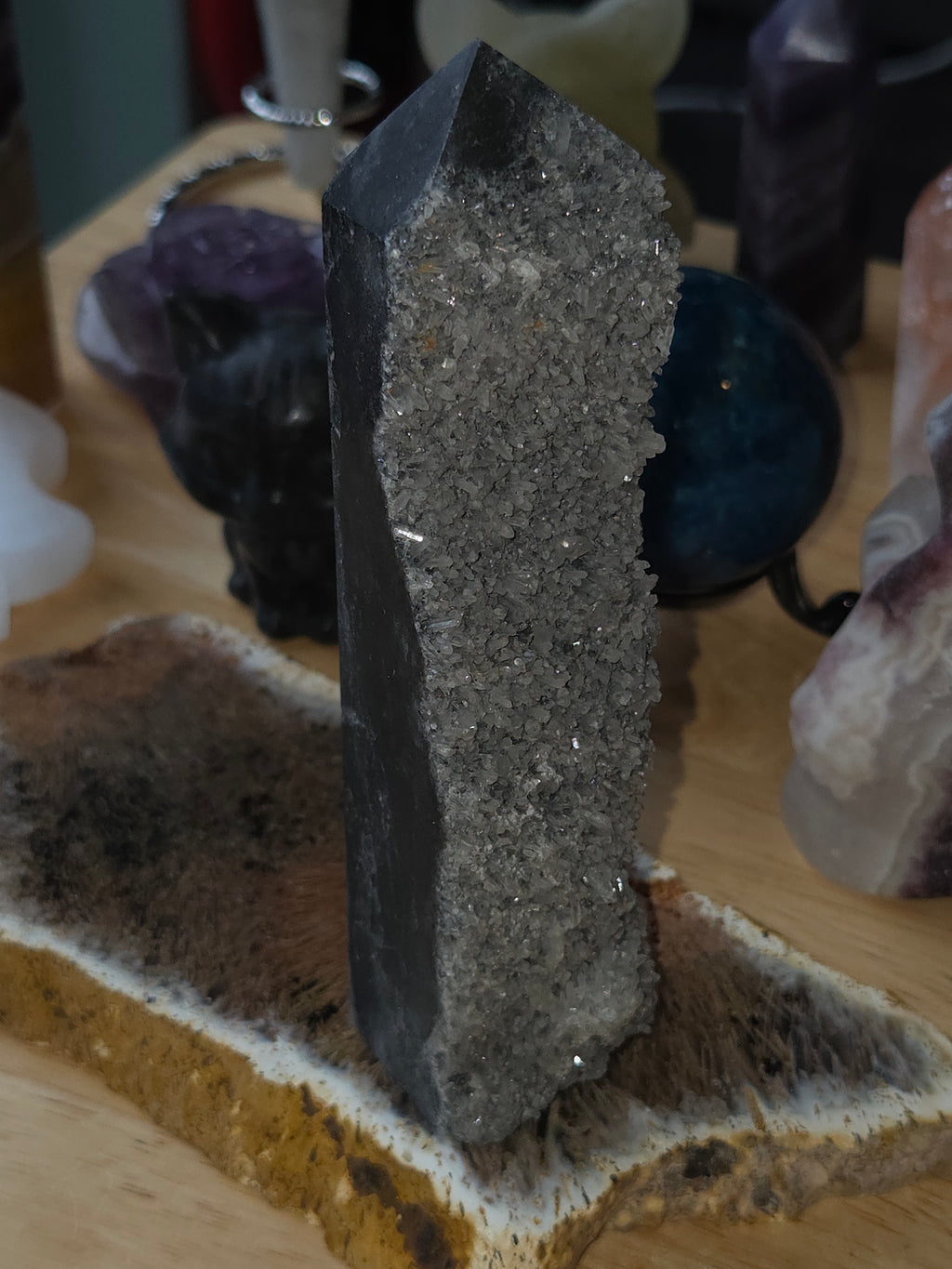 New Quartz crystal cluster tower