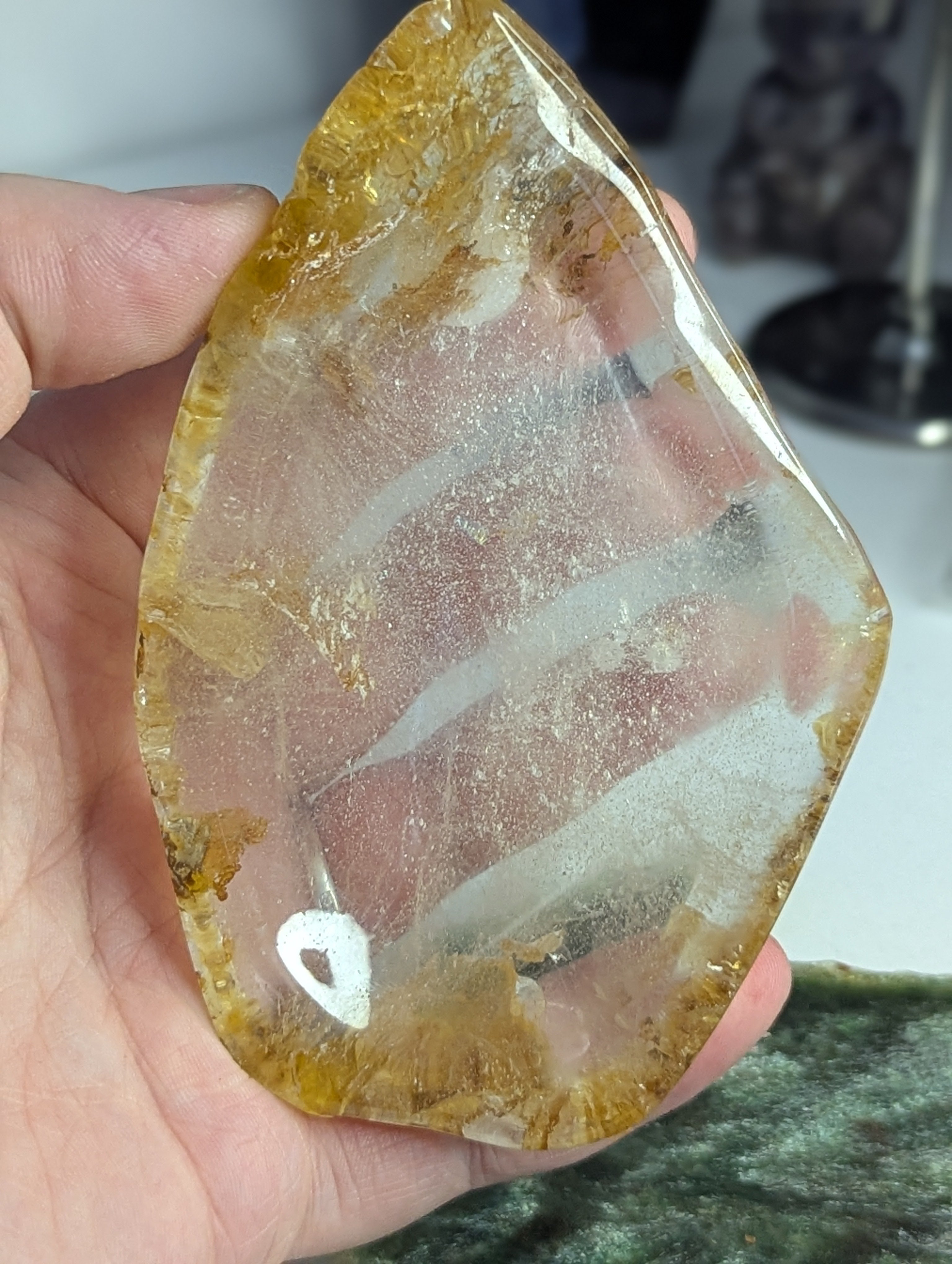 Golden healer crystal bowl