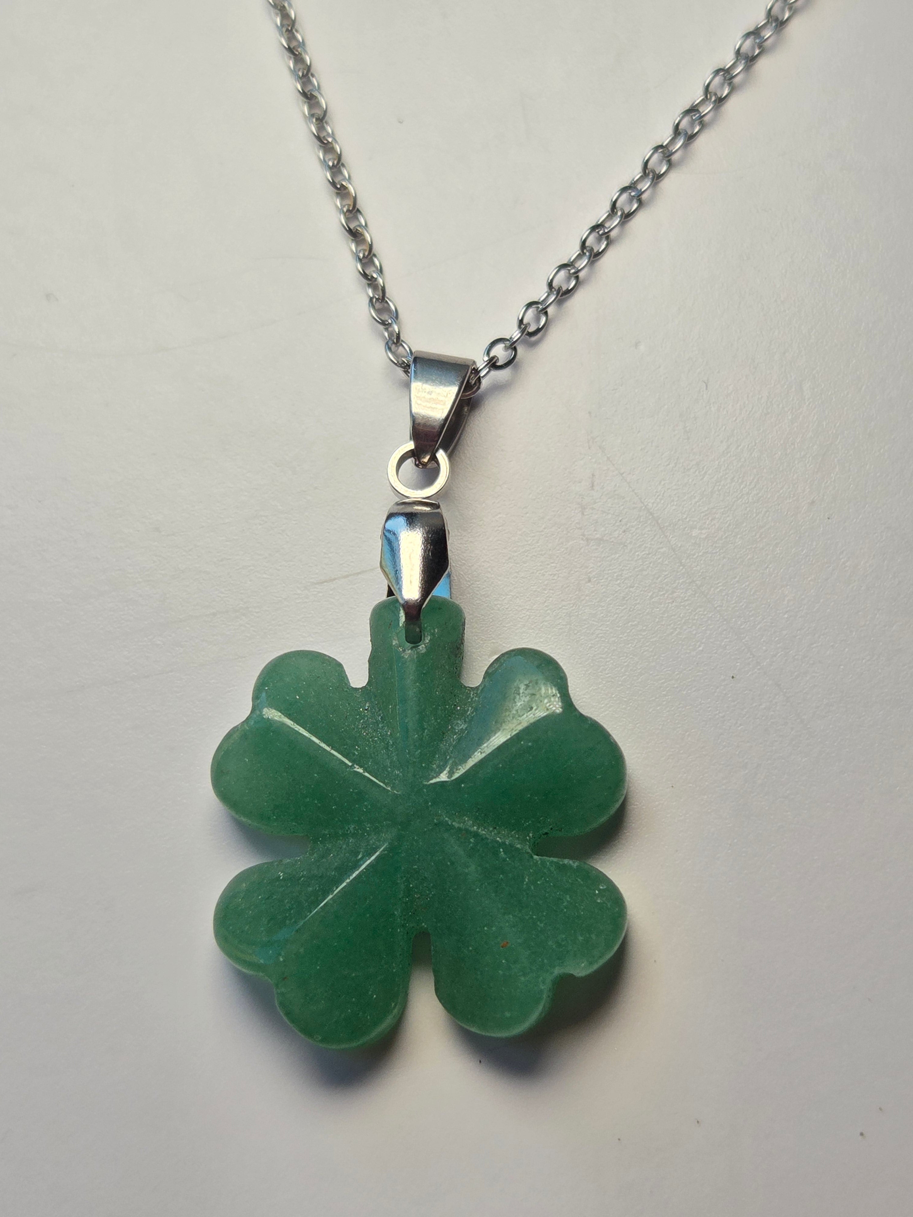 Green Aventurine crystal handmade necklace