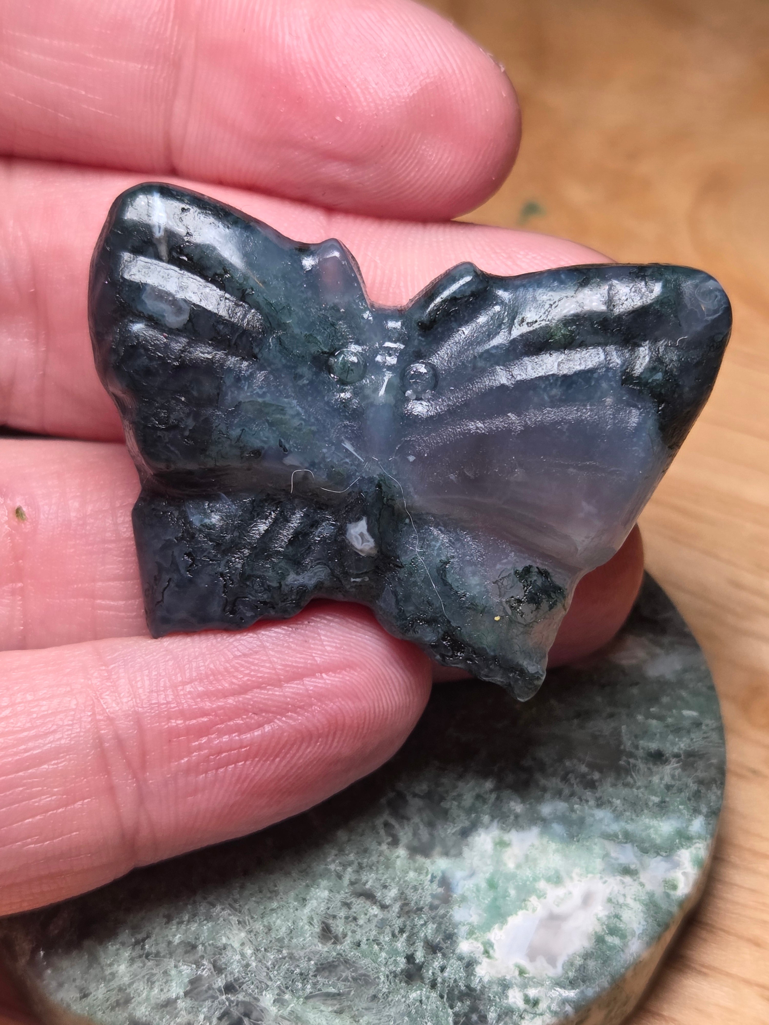 Small butterfly carving