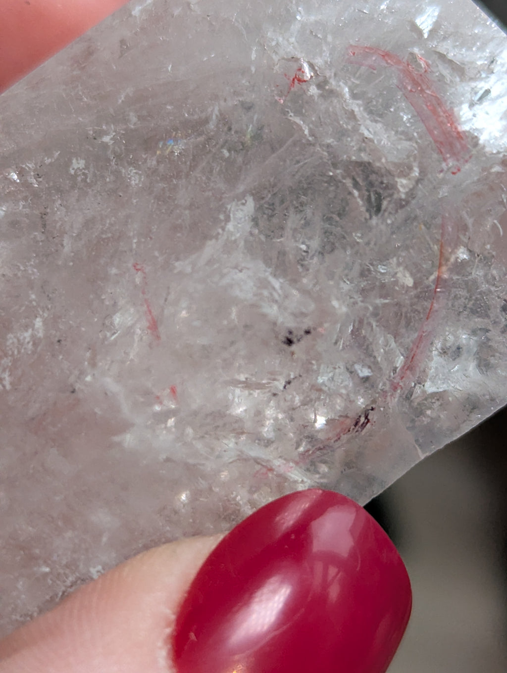 Large  enhydro crystal raw tower