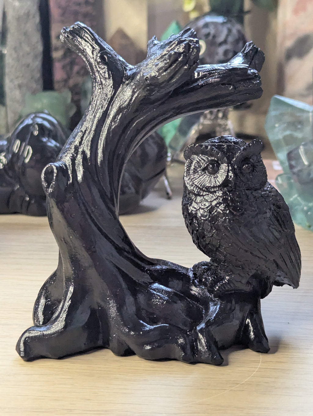 Resin Owl Sphere stand - Spheres not included