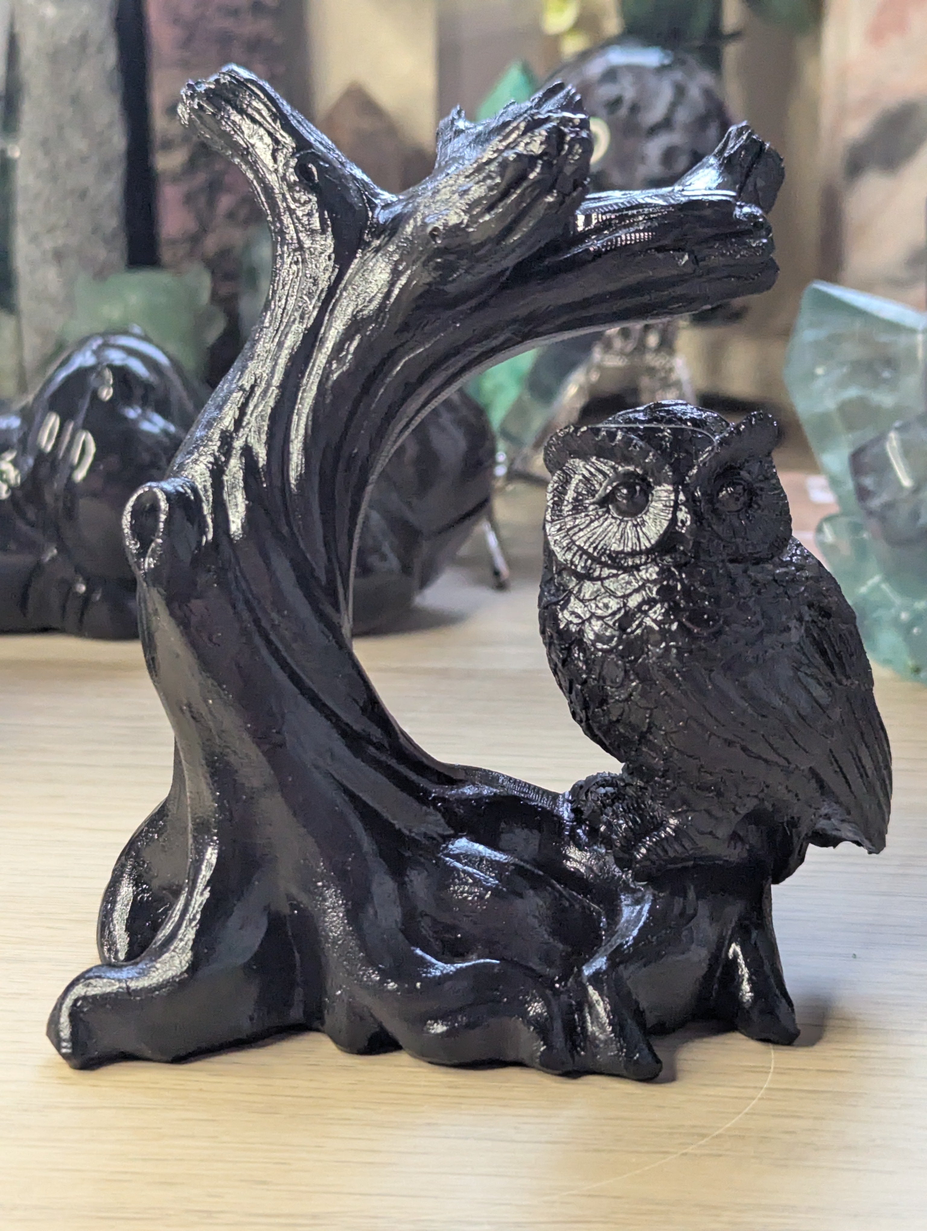 Resin Owl Sphere stand - Spheres not included