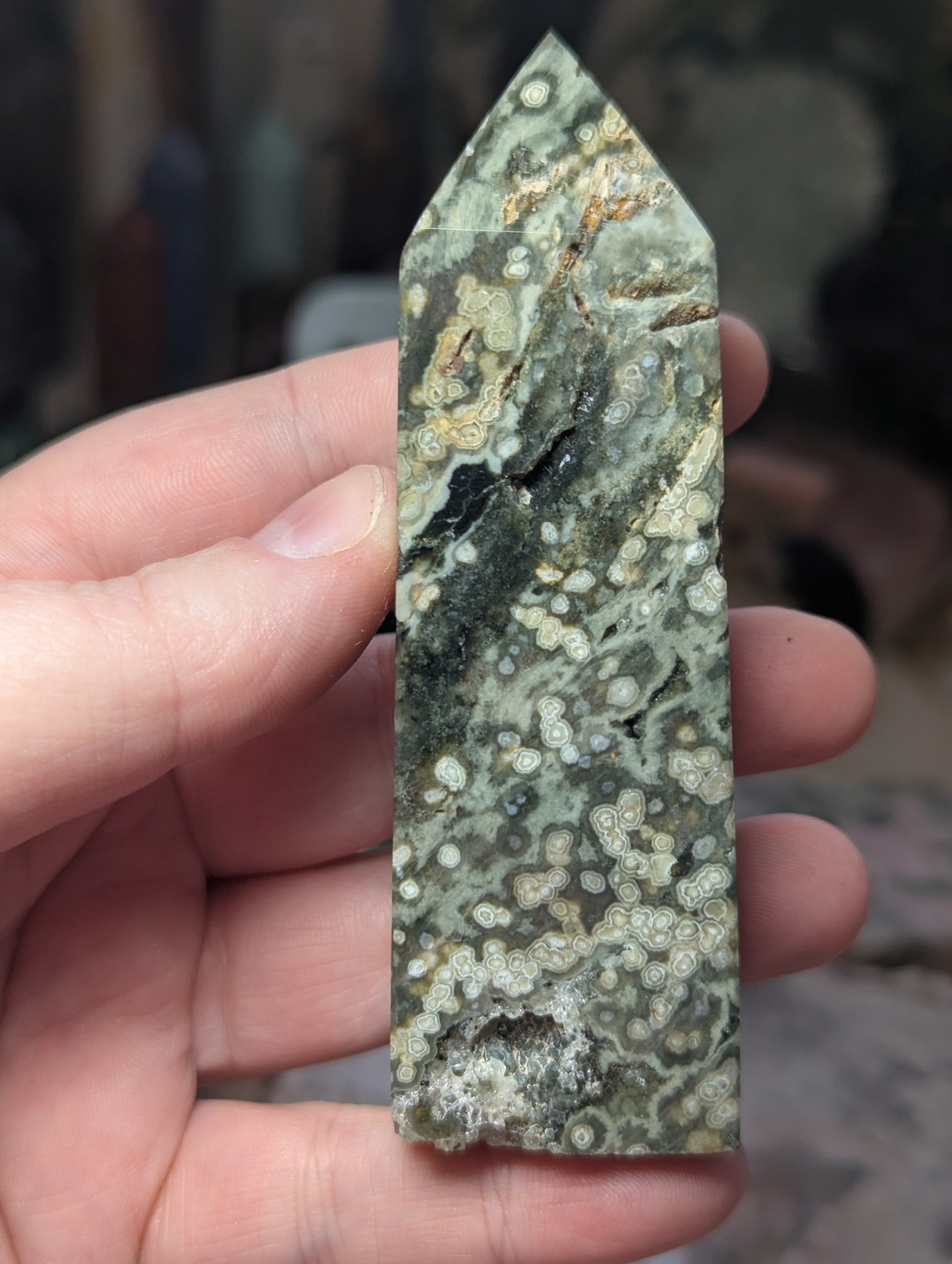 Thousand eye ocean Jasper crystal tower