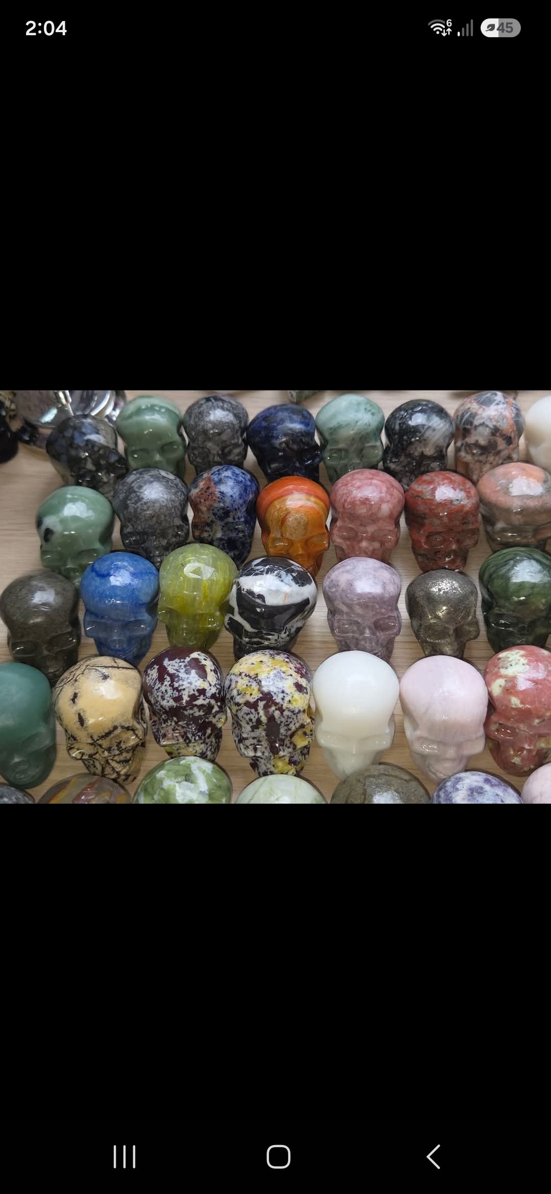 Crystal skulls - chosen at random reduced to clear