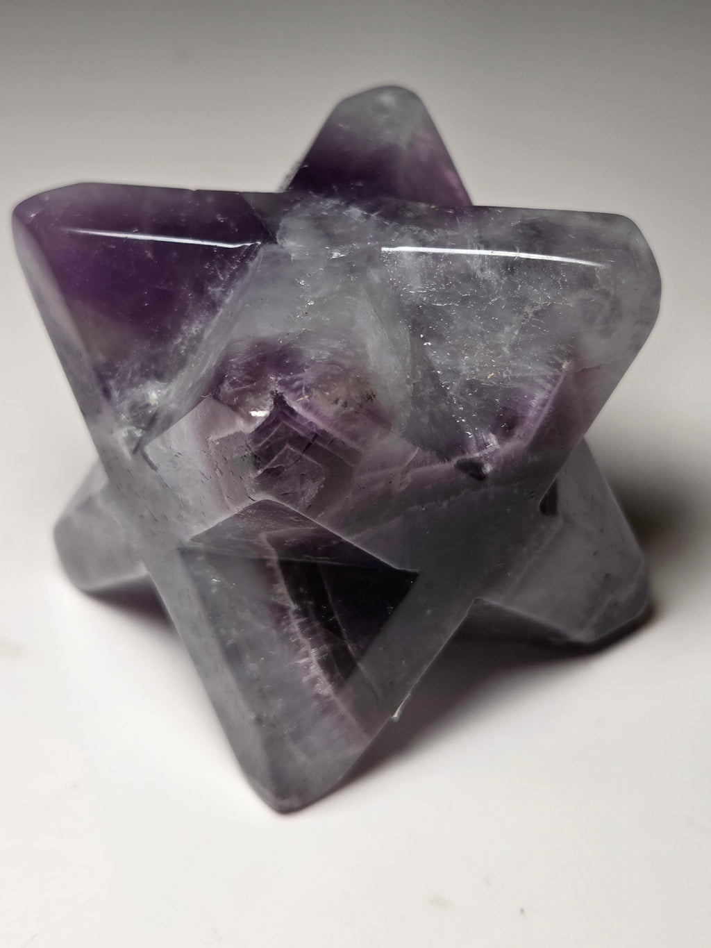 Dream Amethyst crystal merkaba