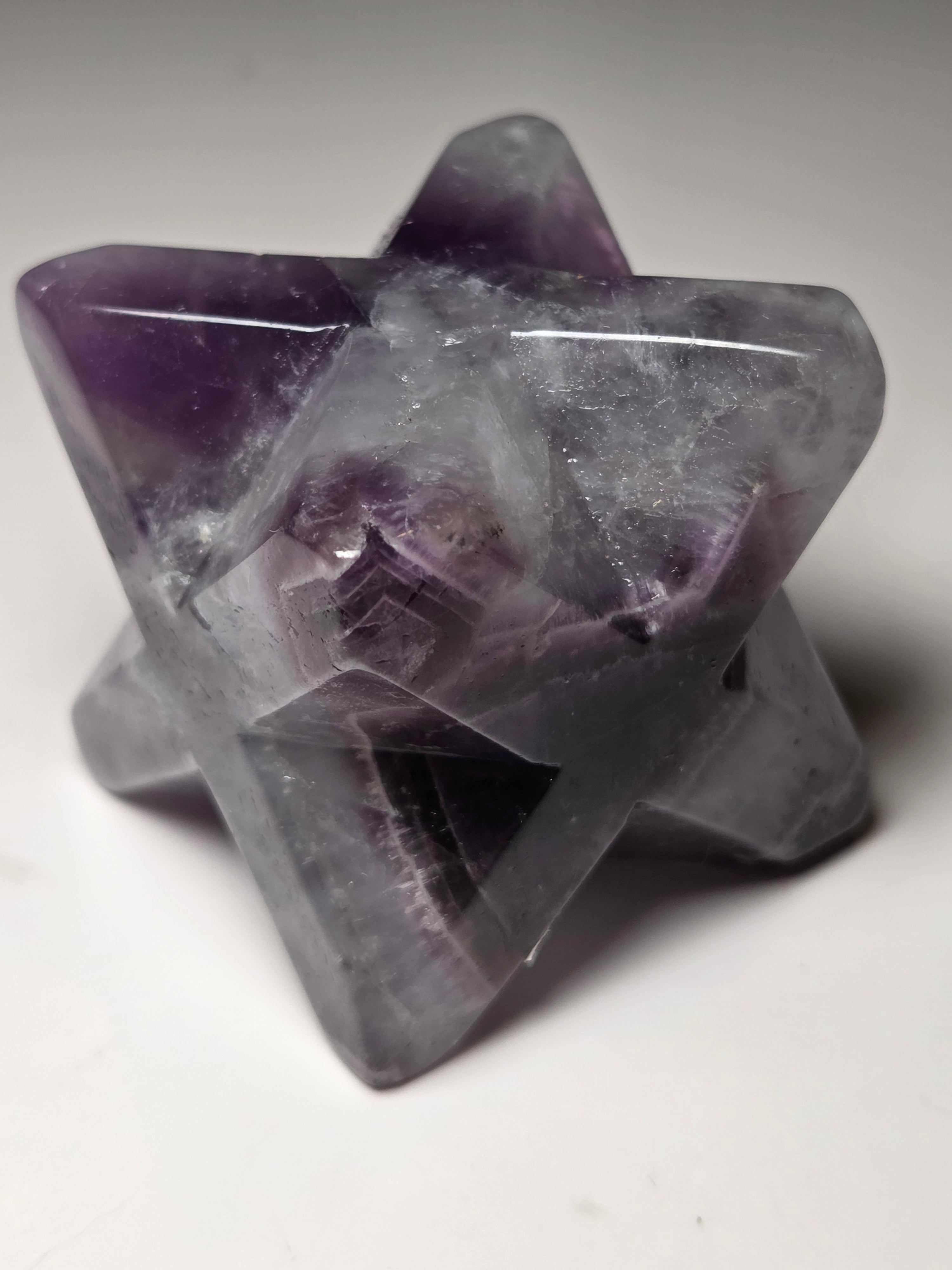 Dream Amethyst crystal merkaba