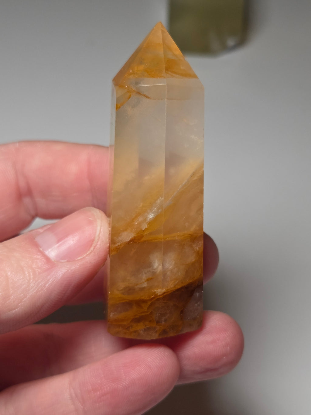 Grade AA Golden Healer crystal tower