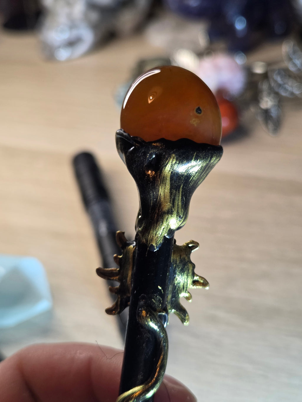 Crystal wand