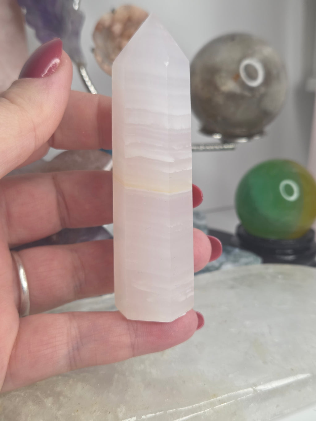 Mango  afgan jade crystal tower