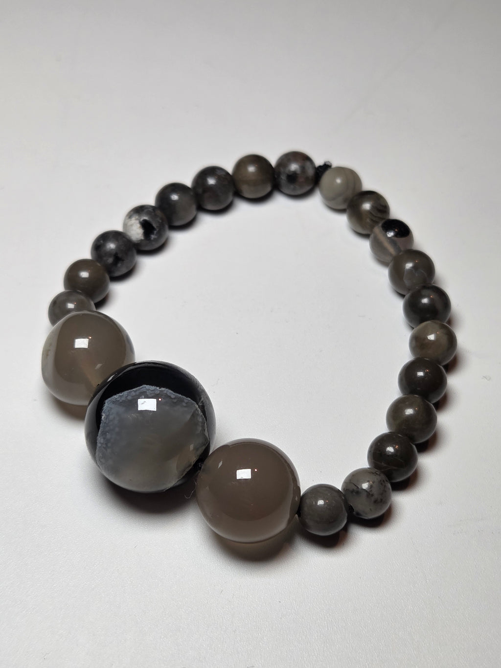 Volcano Agate crystal bracelet