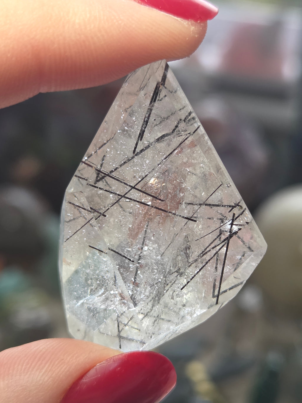 Black Tourmaline crystal freeform