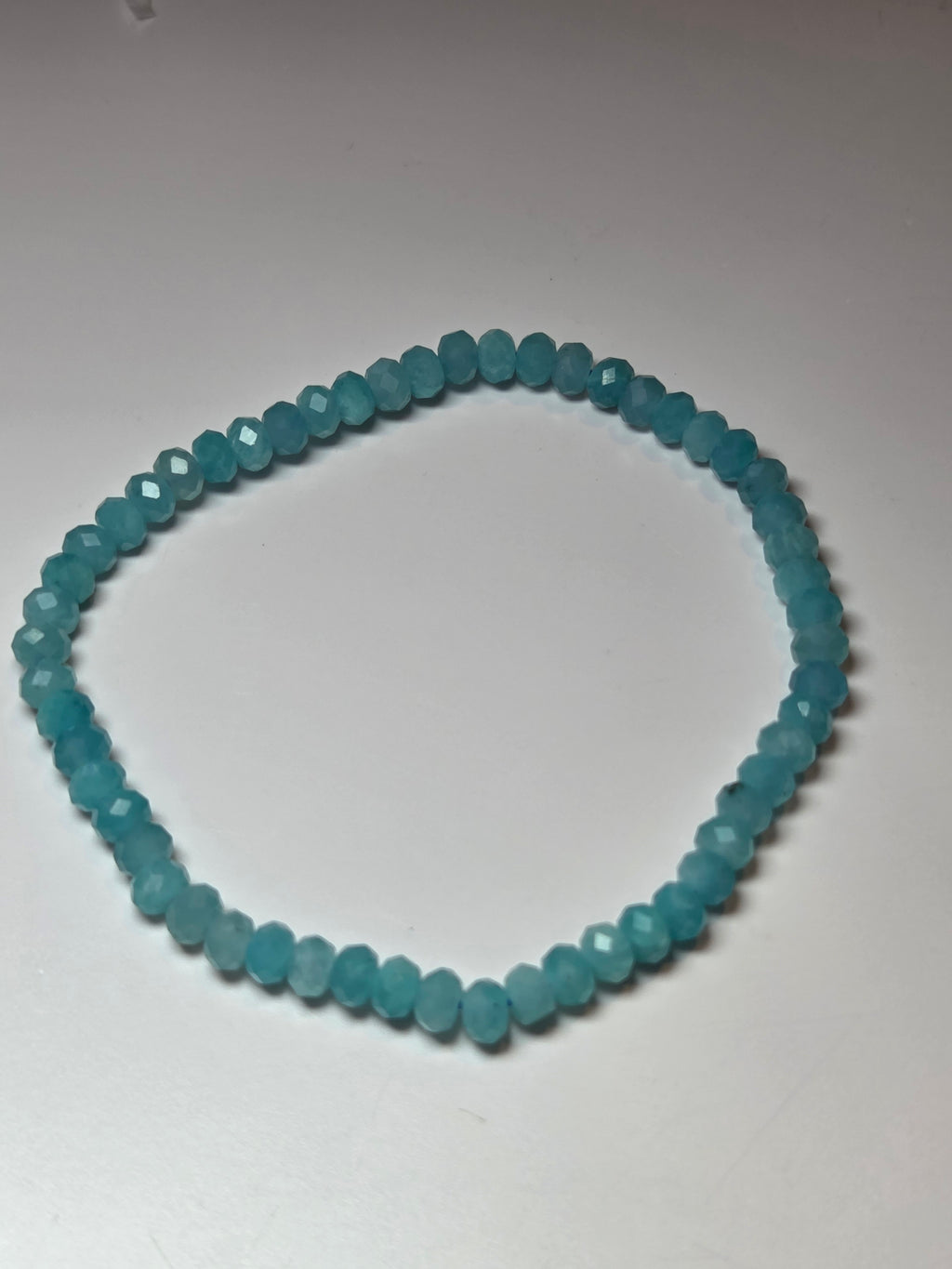 Amazonite crystal bracelet