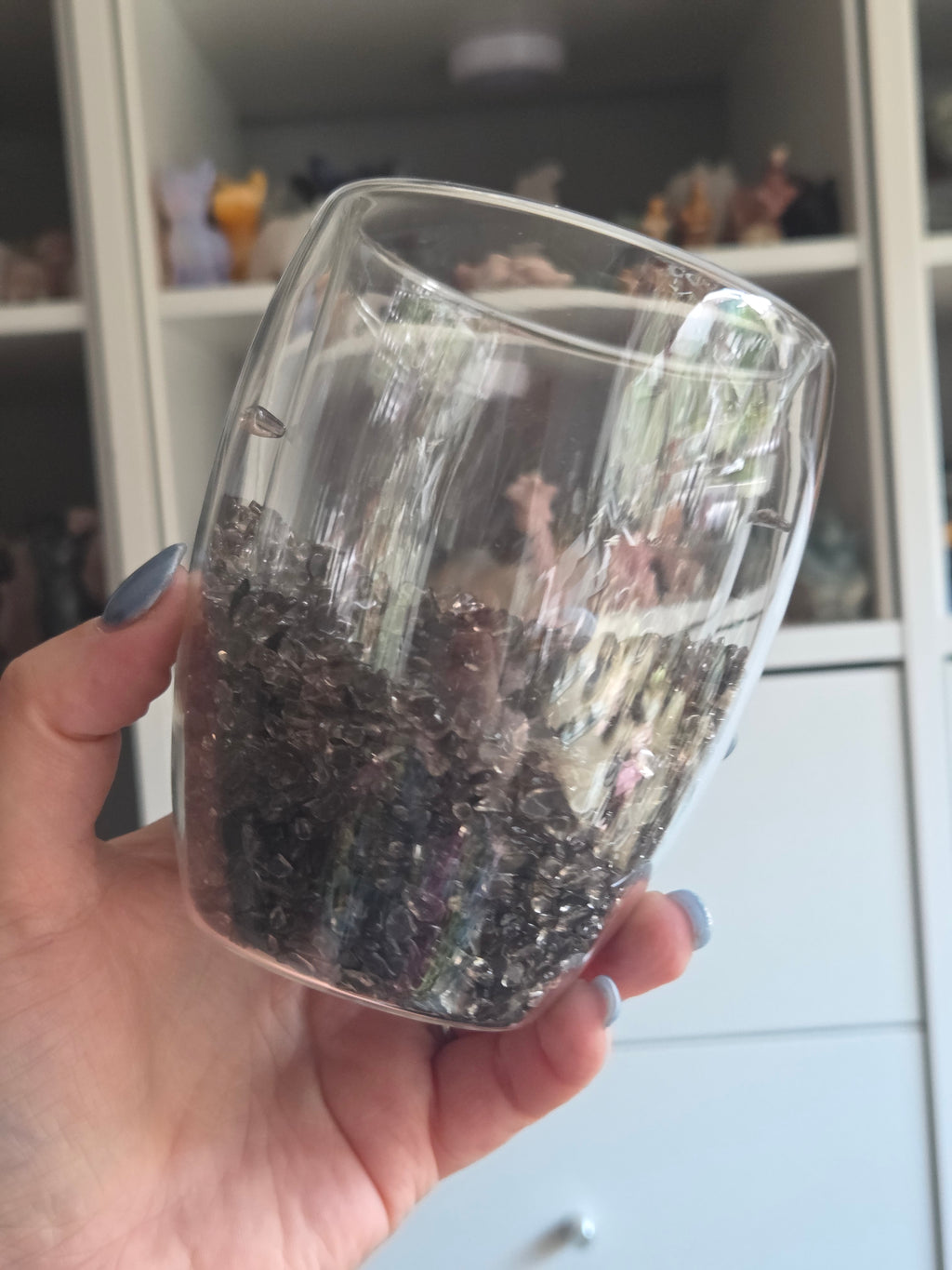 Crystal chip glasses