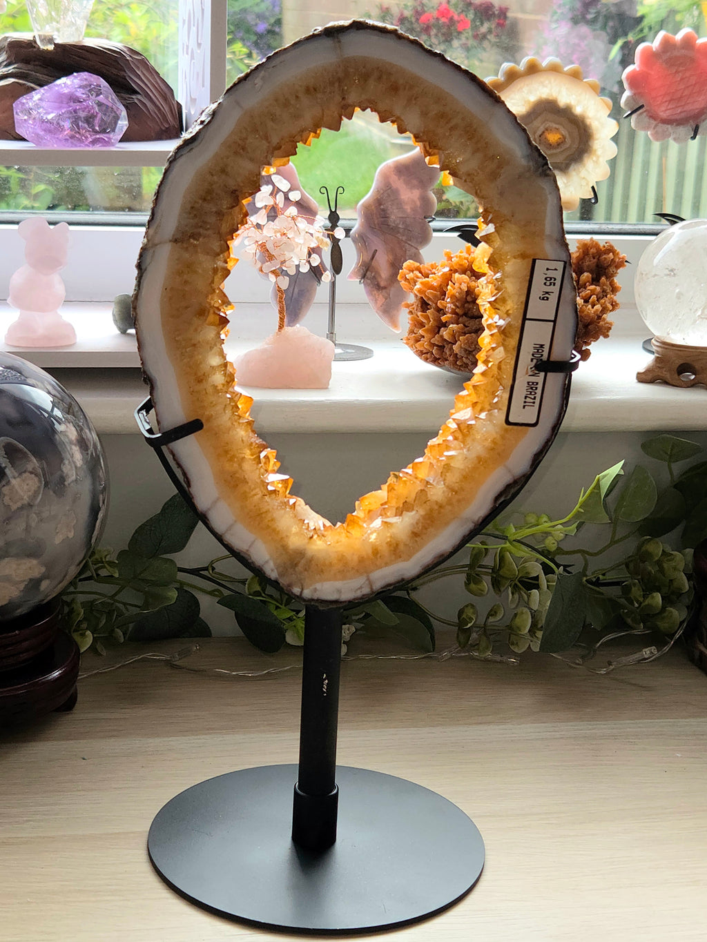 Amazing  Citrine crystal portal