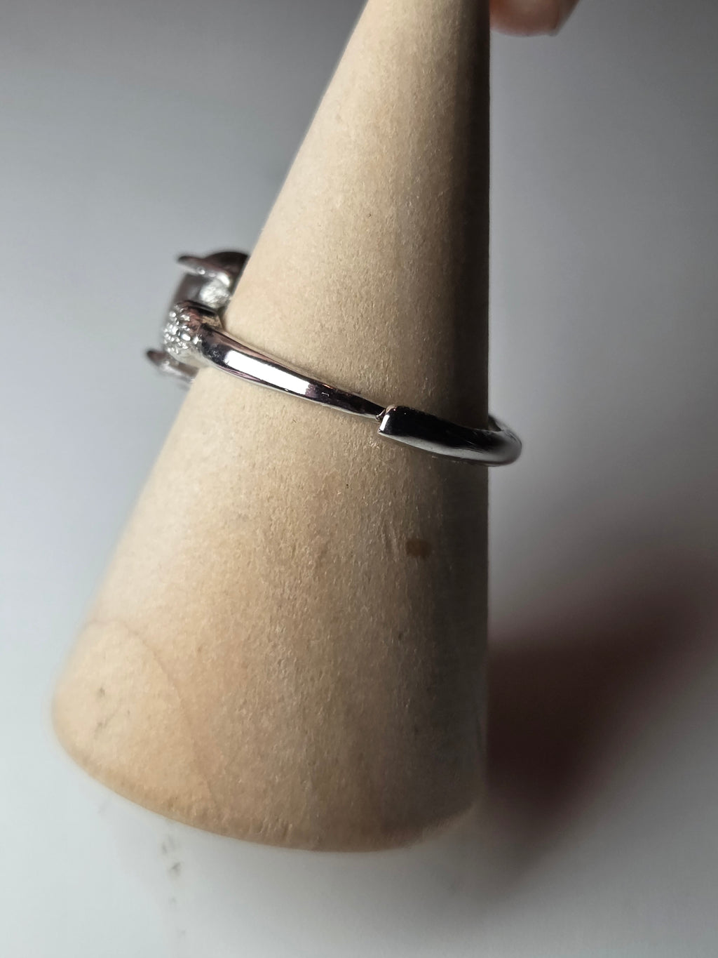 Rhodonite crystal adjustable ring