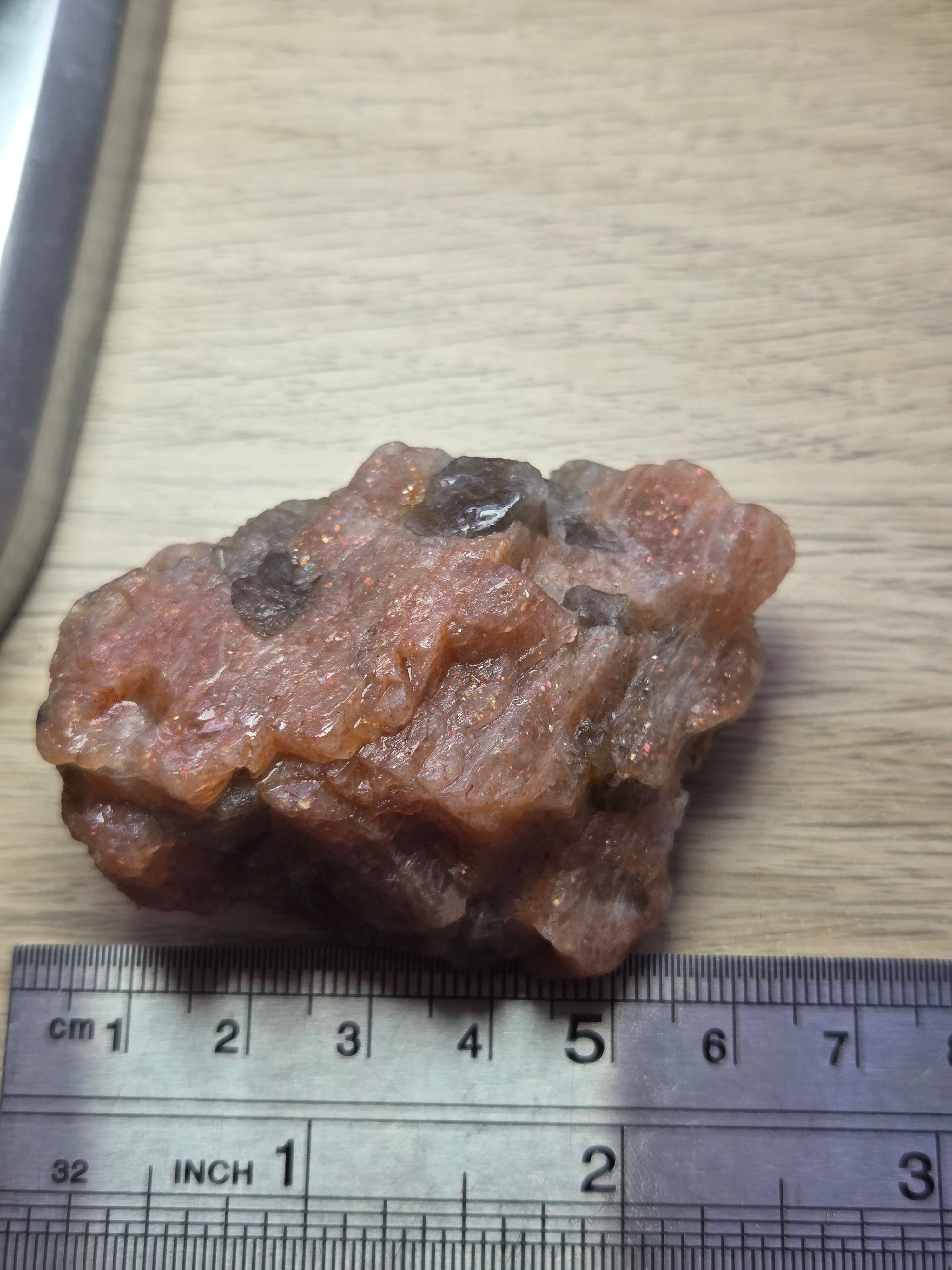 Sunstone raw specimen