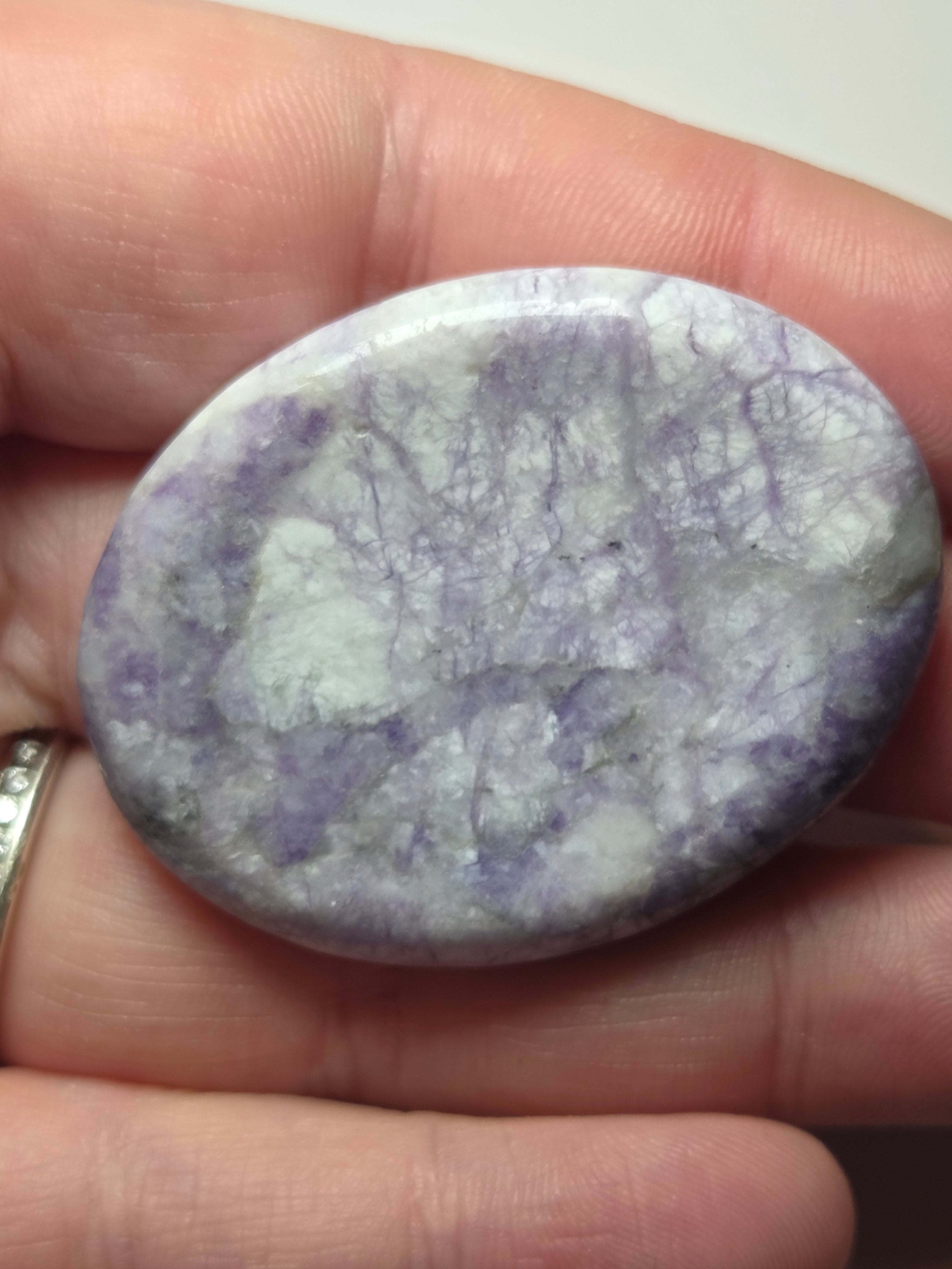 Tiffany stone crystal worry stone