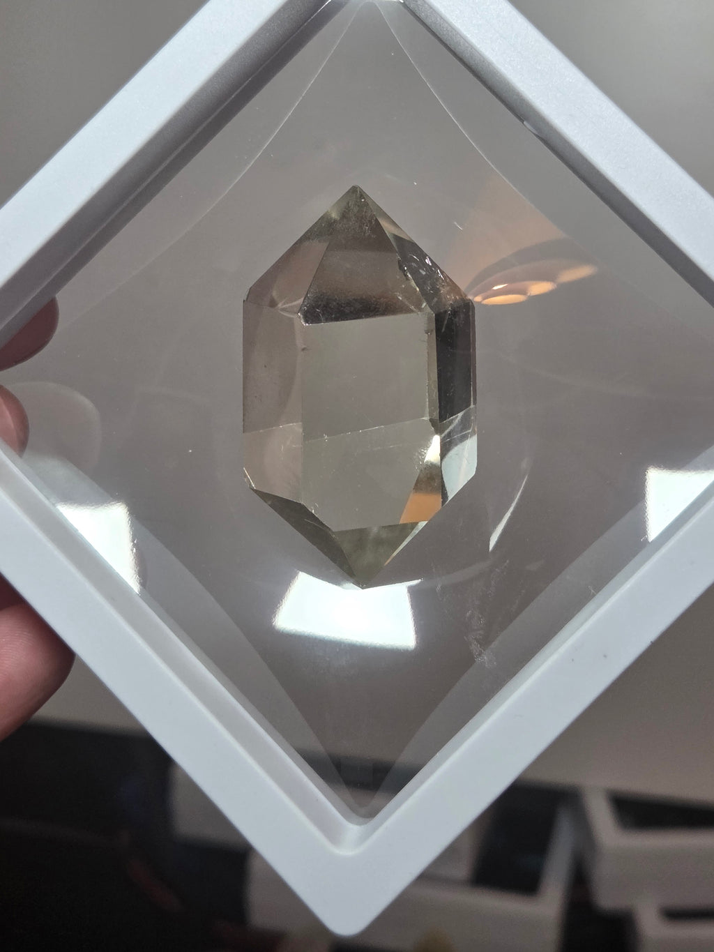 Natural Citrine crystal with rainbow DT