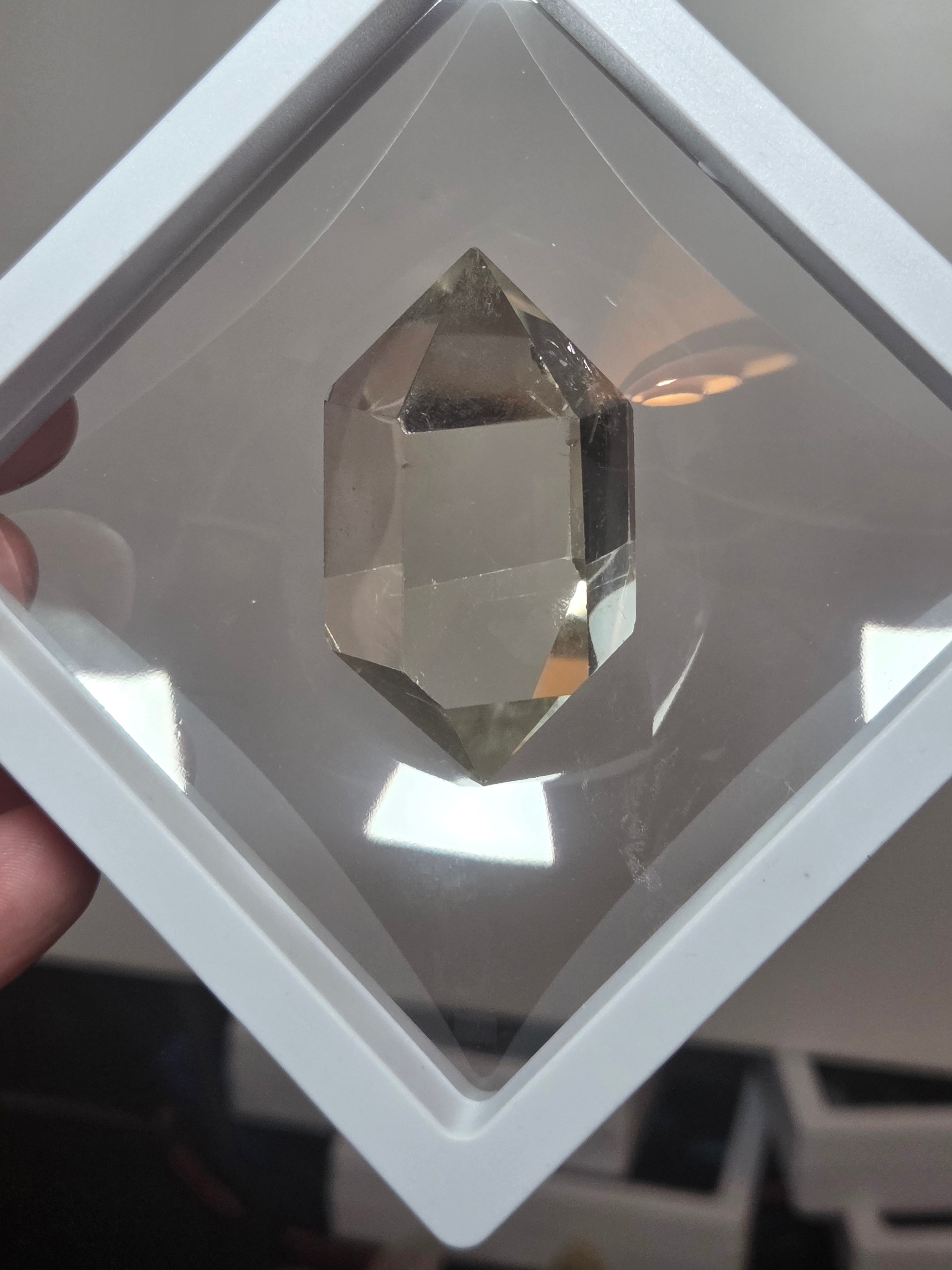 Natural Citrine crystal with rainbow DT