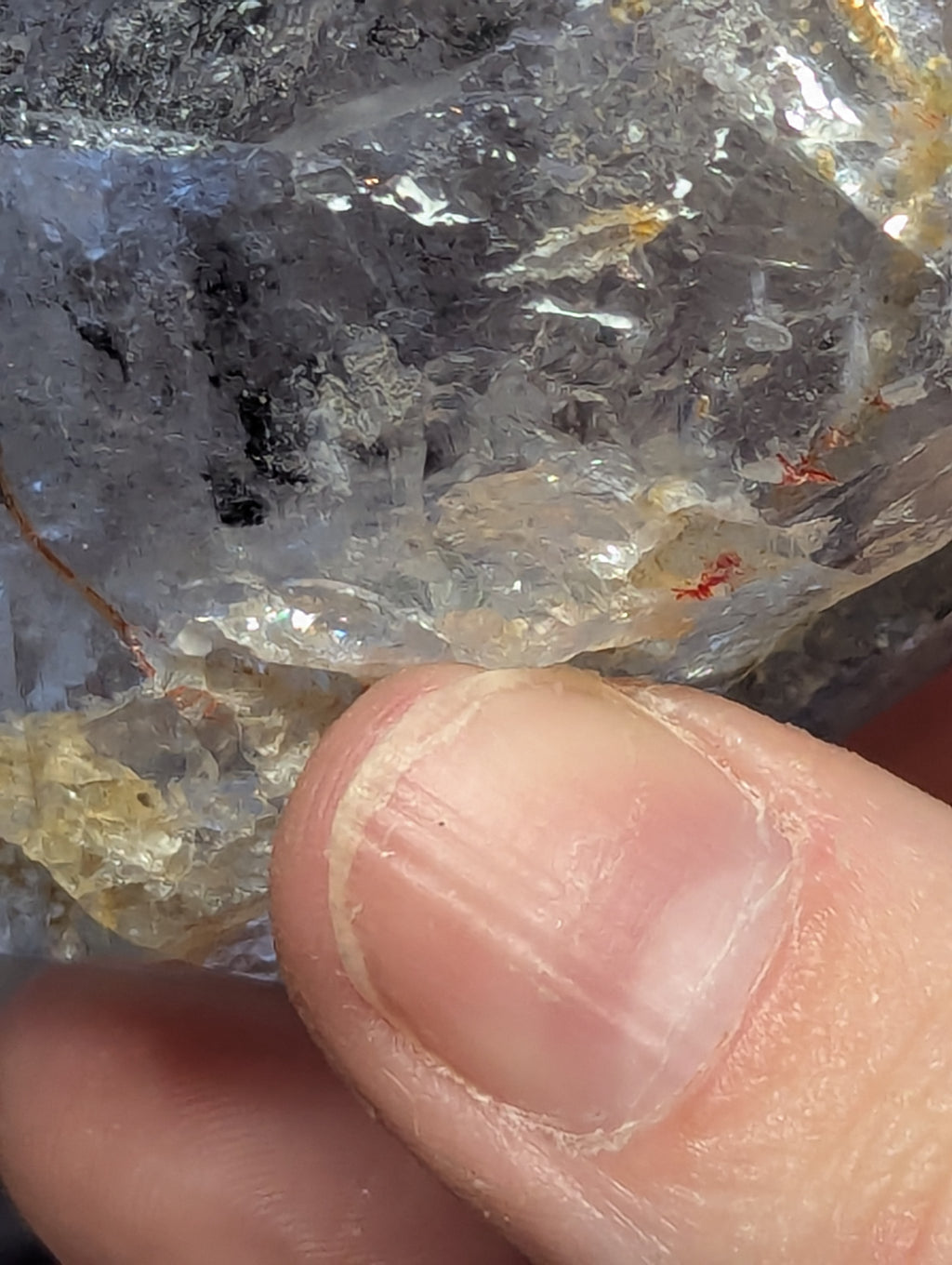 Enhydro crystal specimen