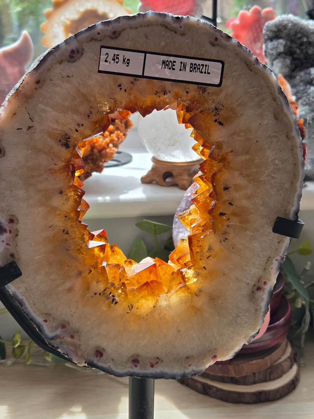 Stunning Citrine crystal portal