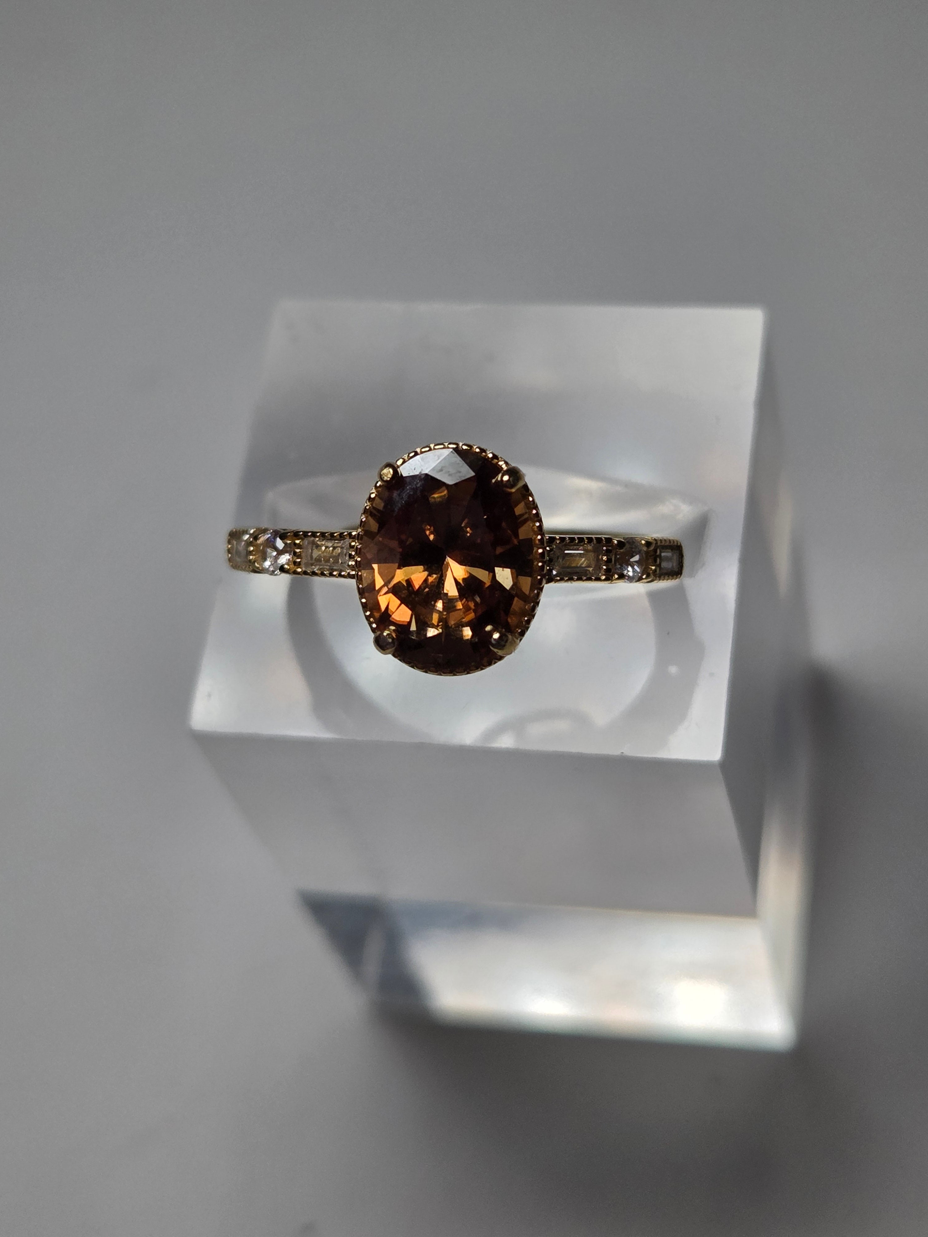 Chocolate Moissanite diamond necklace