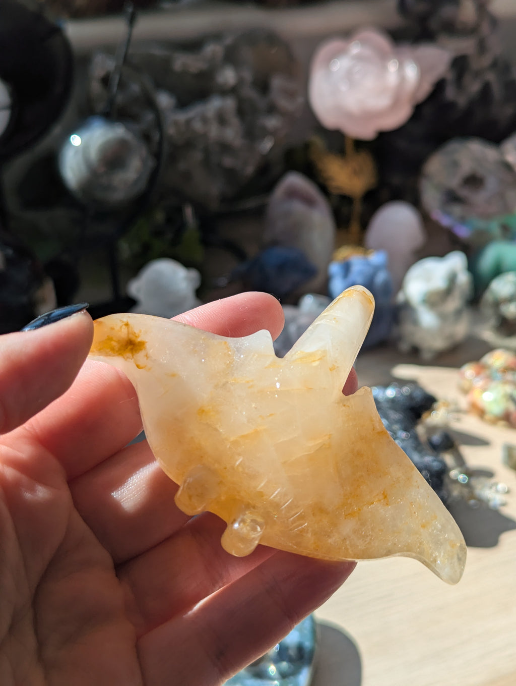 Stingray carving