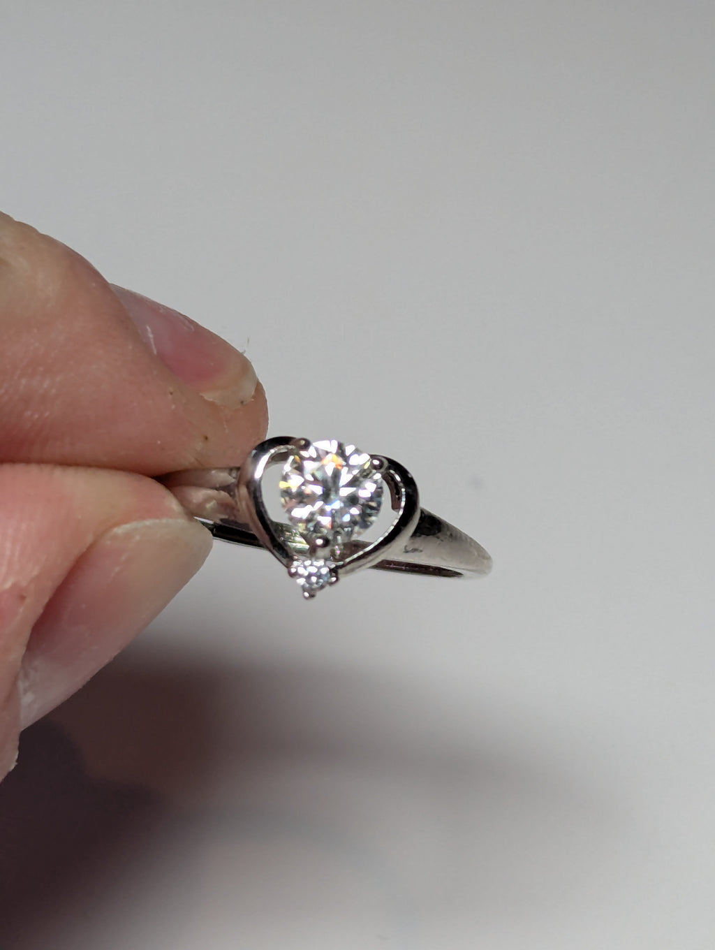 Moissanite diamond s295 ring