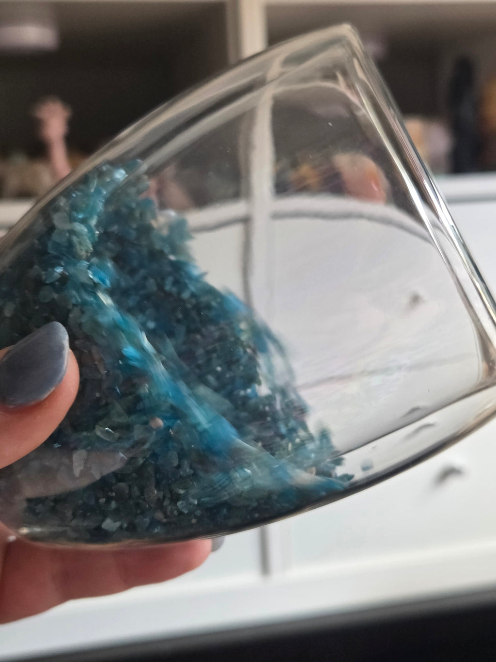 Crystal chip glasses