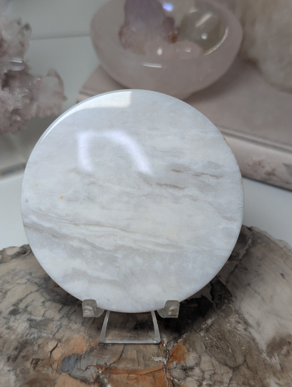 Agate round slice