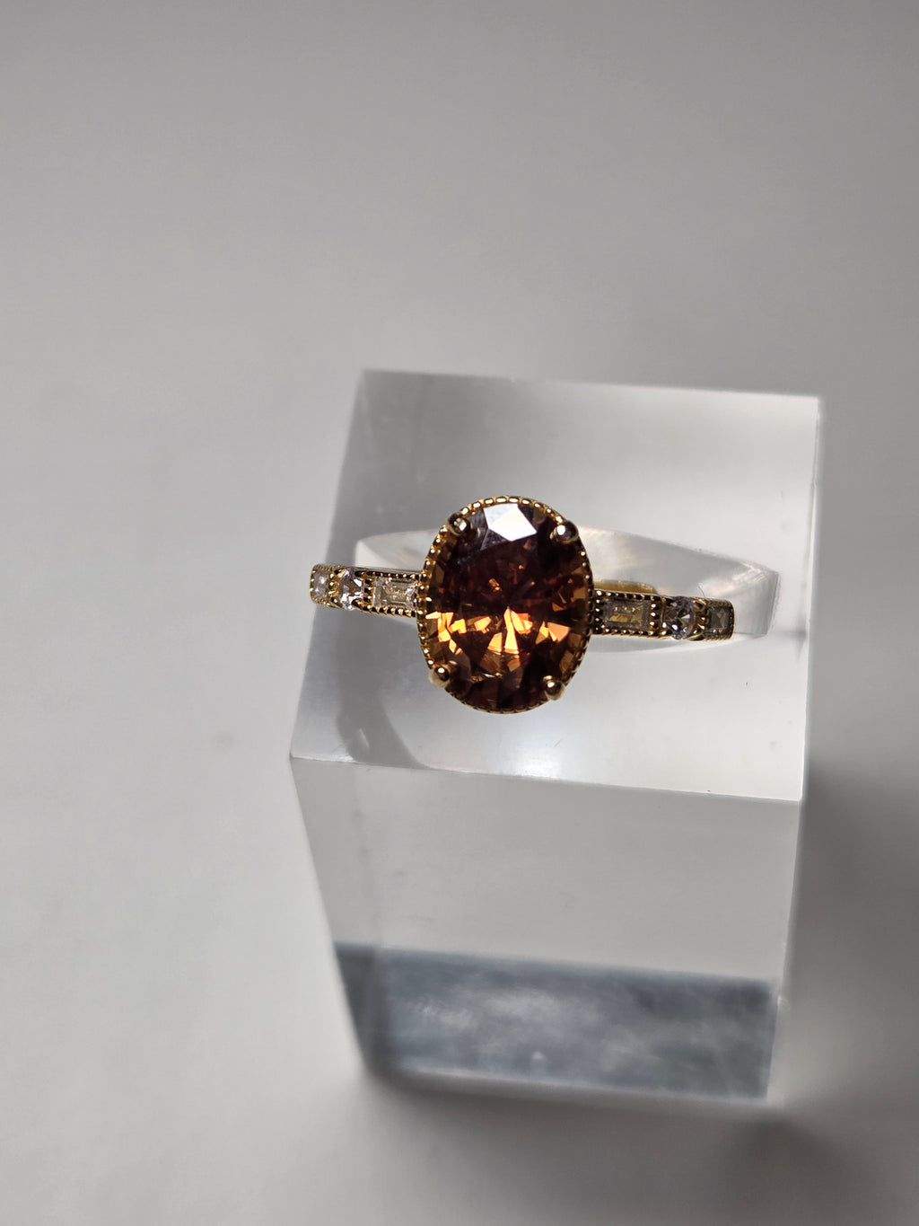 Chocolate Moissanite diamond necklace