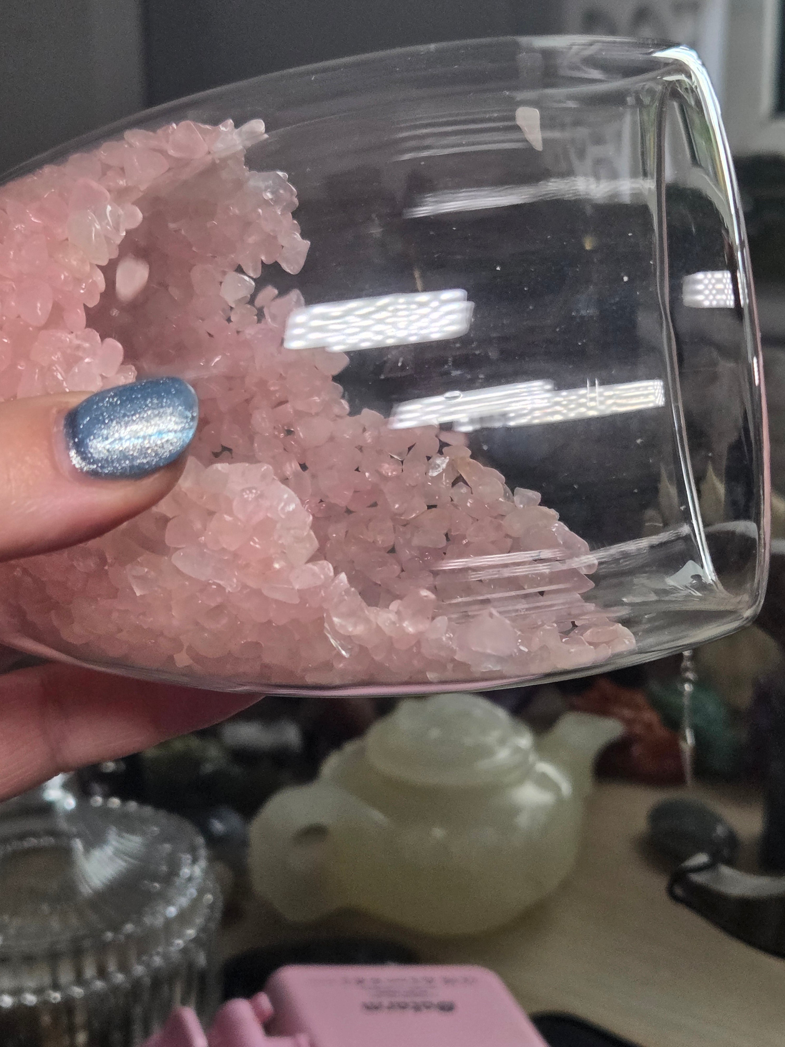Crystal chip glasses