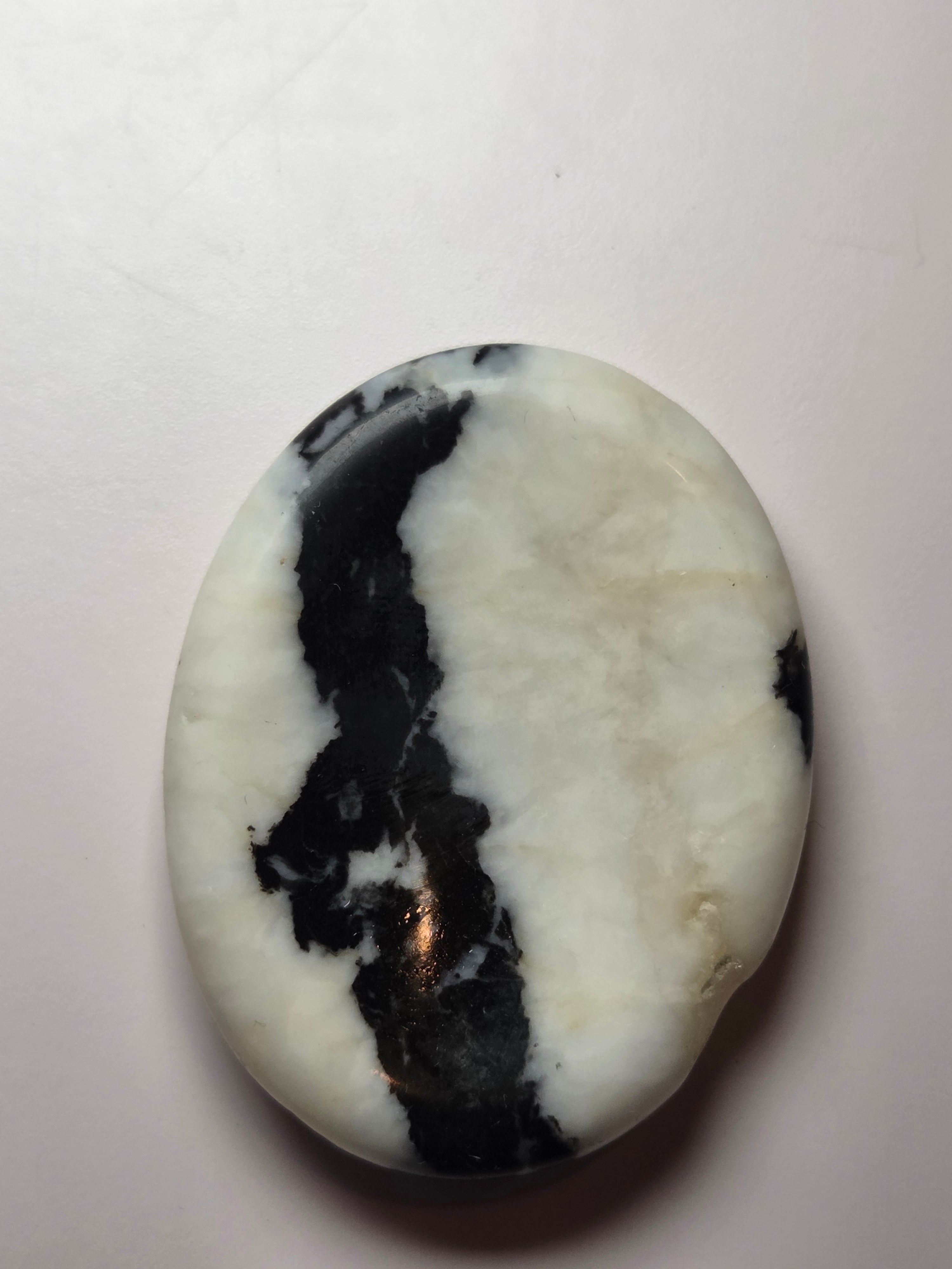 Zebra Jasper crystal worry stone