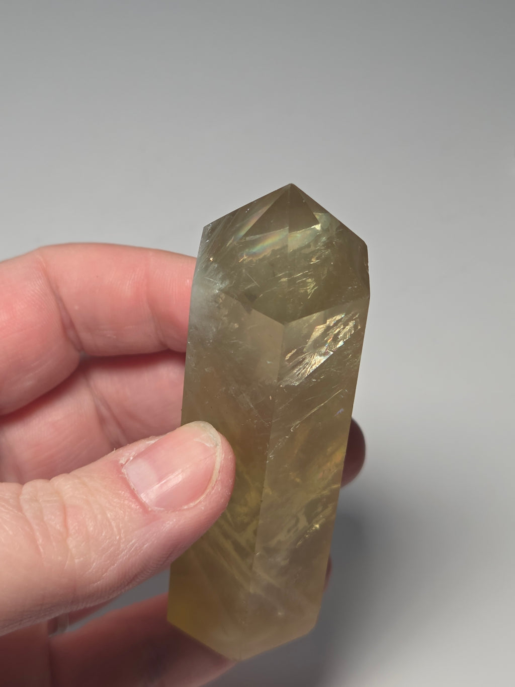 Citrine crystal tower